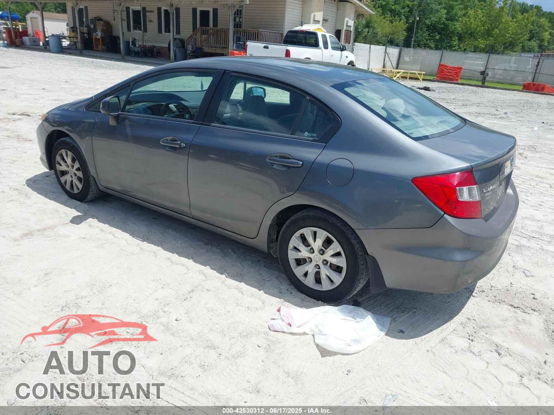 HONDA CIVIC 2012 - 19XFB2E59CE064666