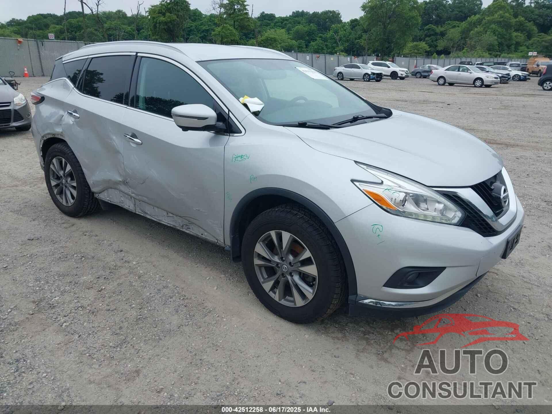 NISSAN MURANO 2017 - 5N1AZ2MH2HN177892