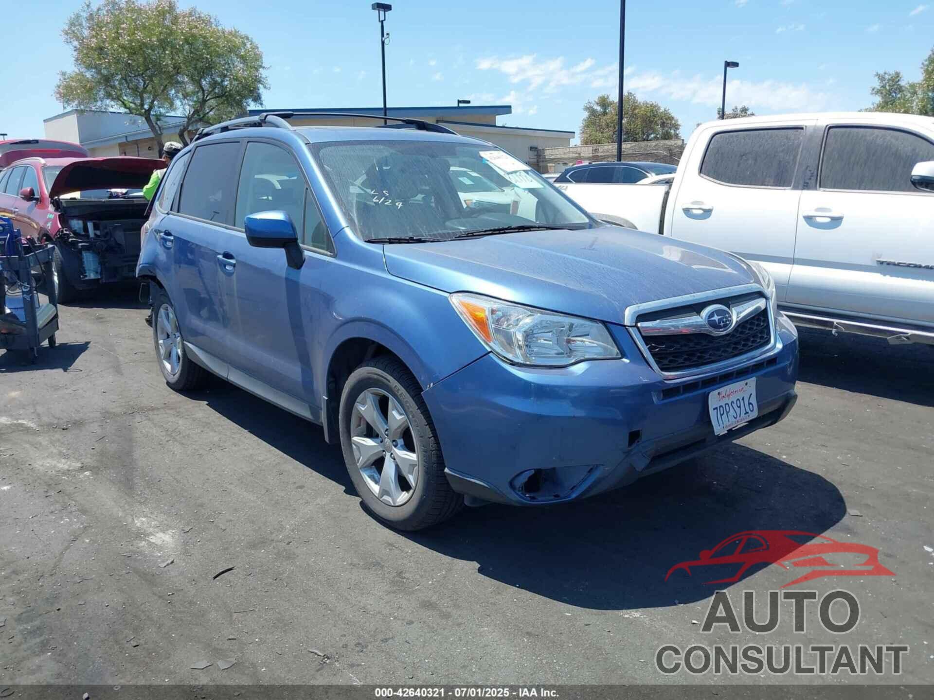 SUBARU FORESTER 2016 - JF2SJADC0GH434805