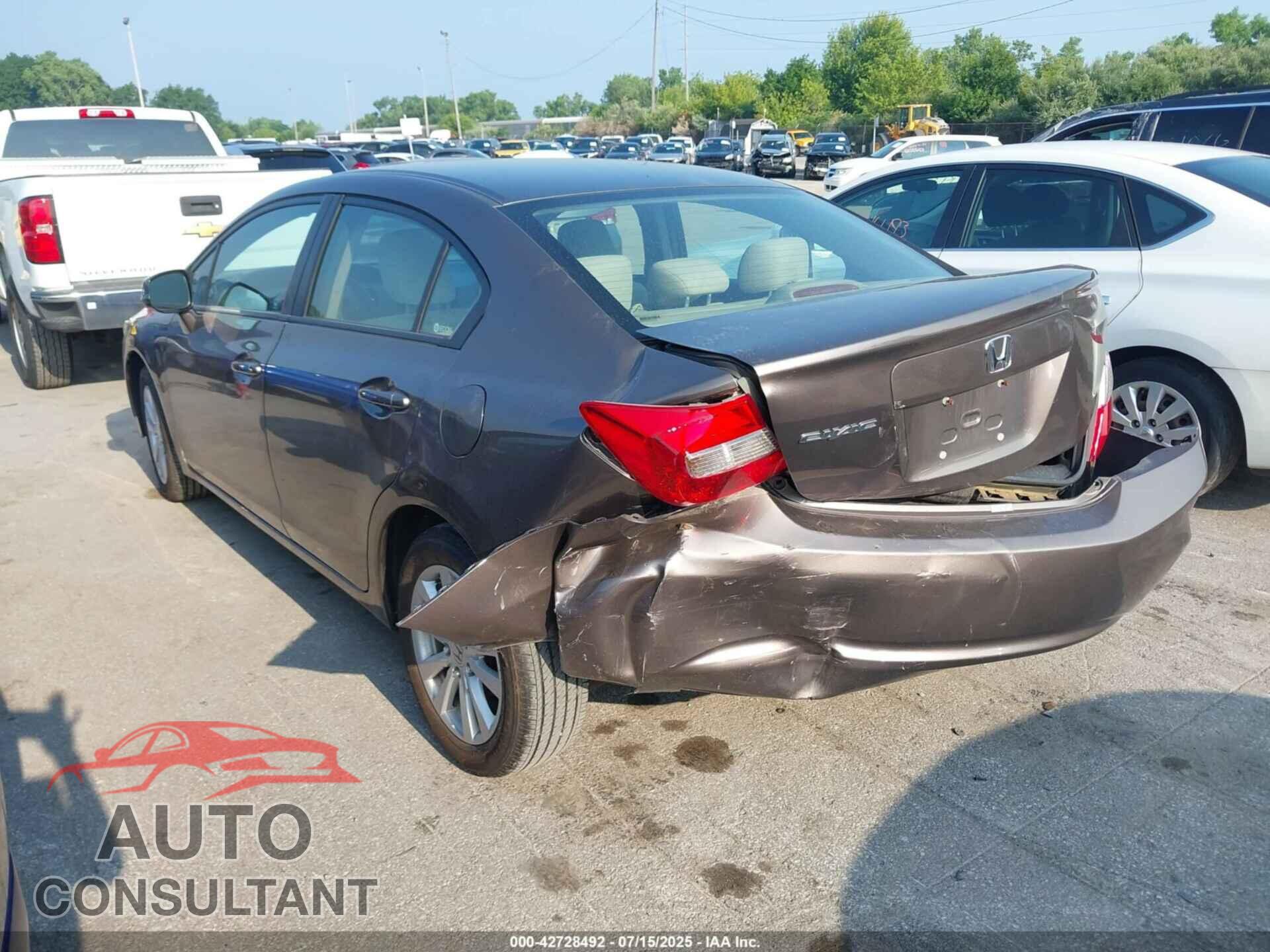HONDA CIVIC 2012 - 2HGFB2F88CH541022