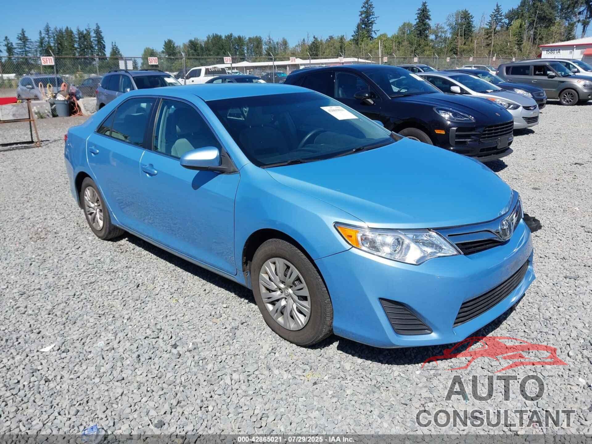 TOYOTA CAMRY 2012 - 4T4BF1FK5CR231139
