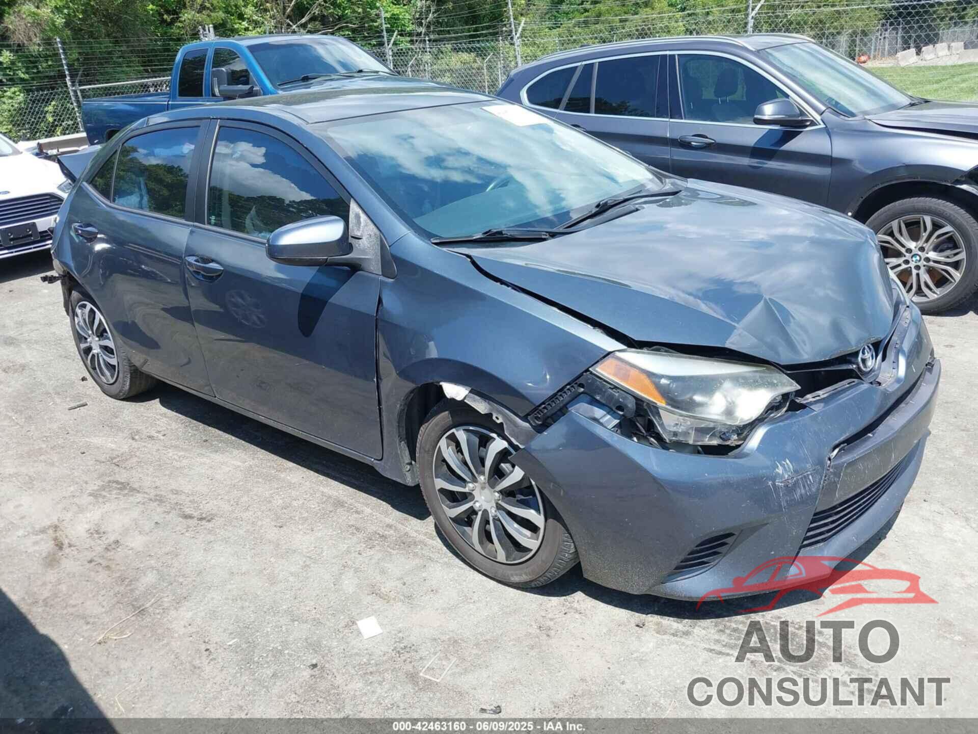 TOYOTA COROLLA 2016 - 5YFBURHE0GP542801