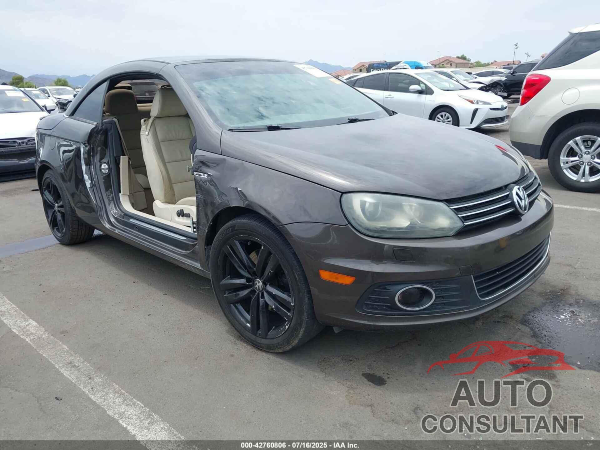 VOLKSWAGEN EOS 2012 - WVWFW7AH3CV009935