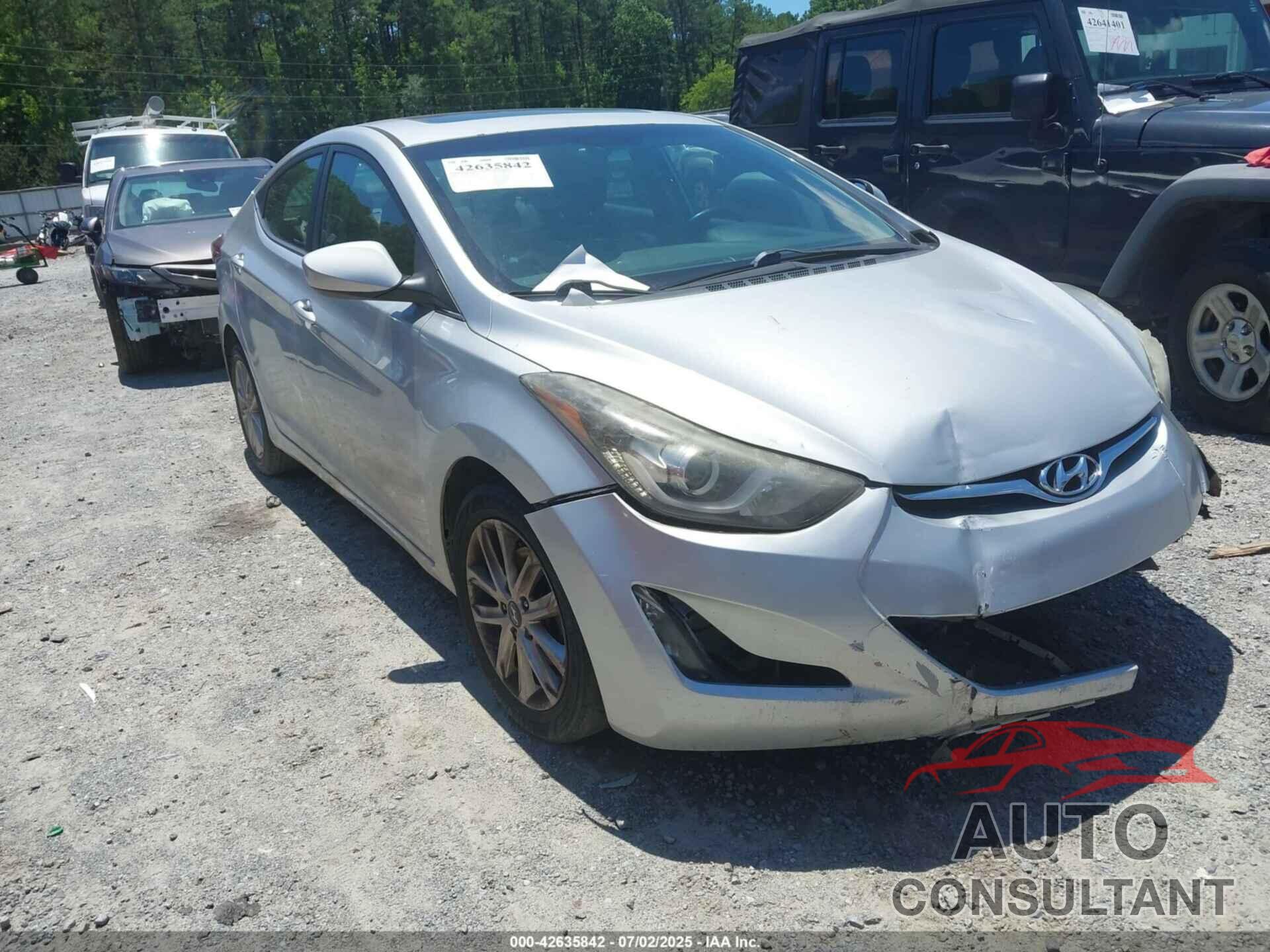 HYUNDAI ELANTRA 2015 - 5NPDH4AEXFH594877