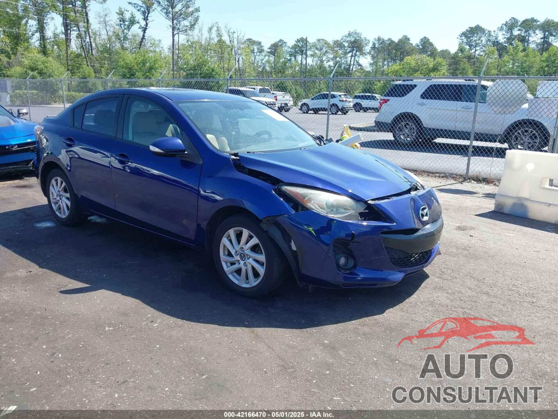 MAZDA MAZDA3 2013 - JM1BL1WP1D1797496