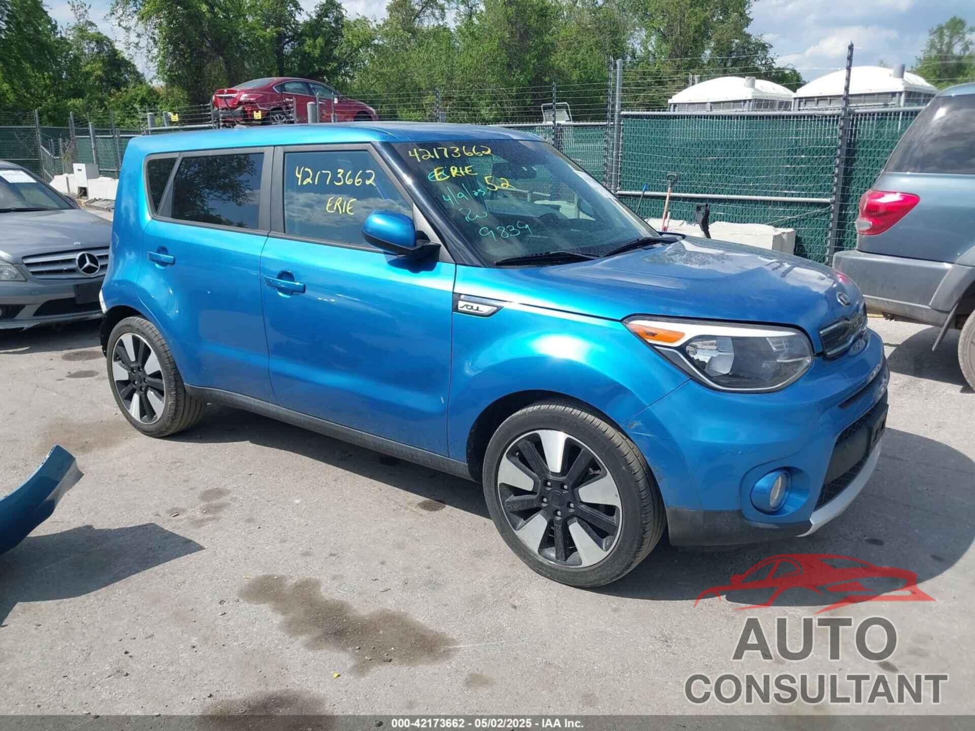 KIA SOUL 2017 - KNDJP3A51H7500537