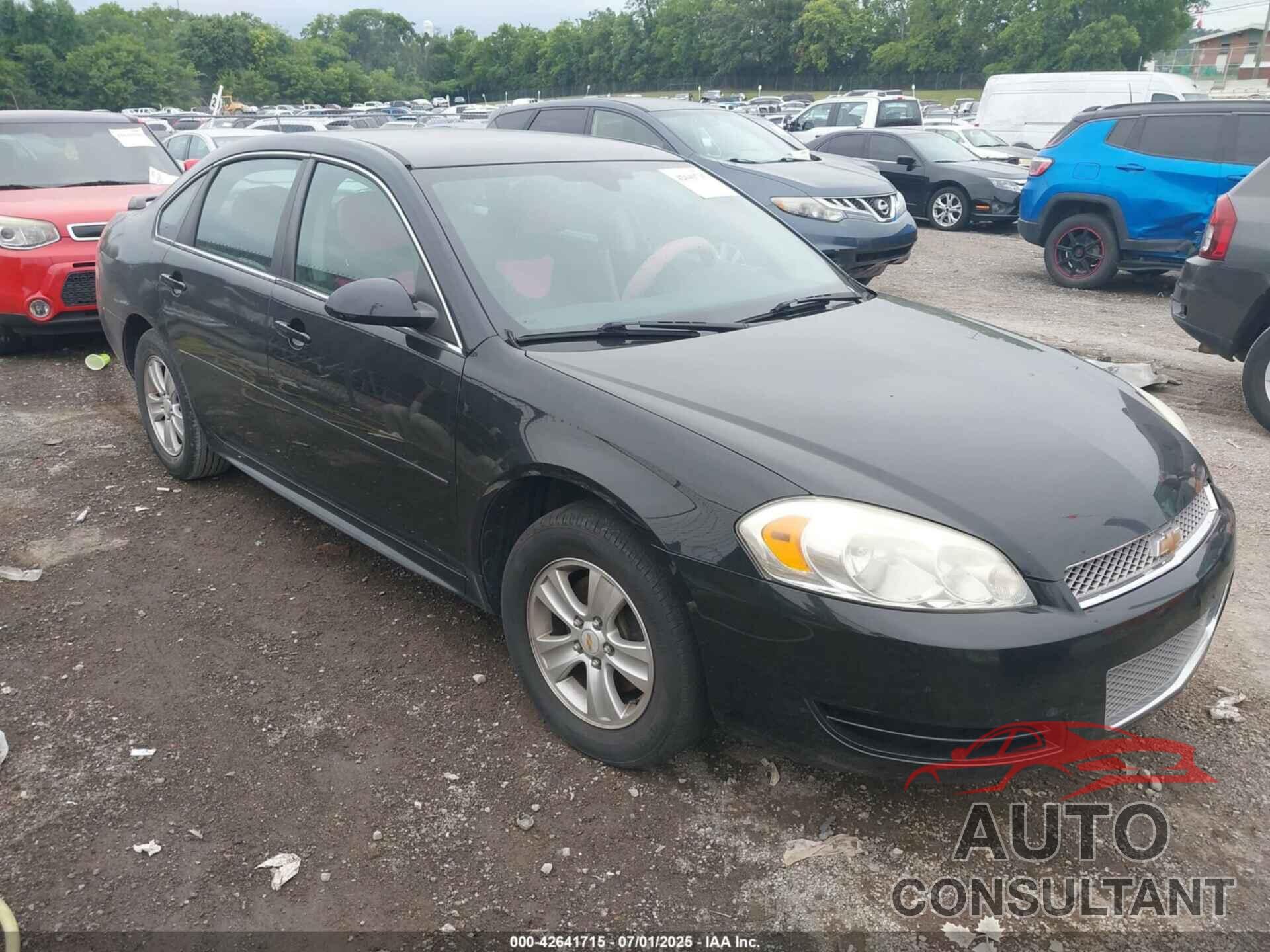 CHEVROLET IMPALA 2013 - 2G1WF5E38D1256074