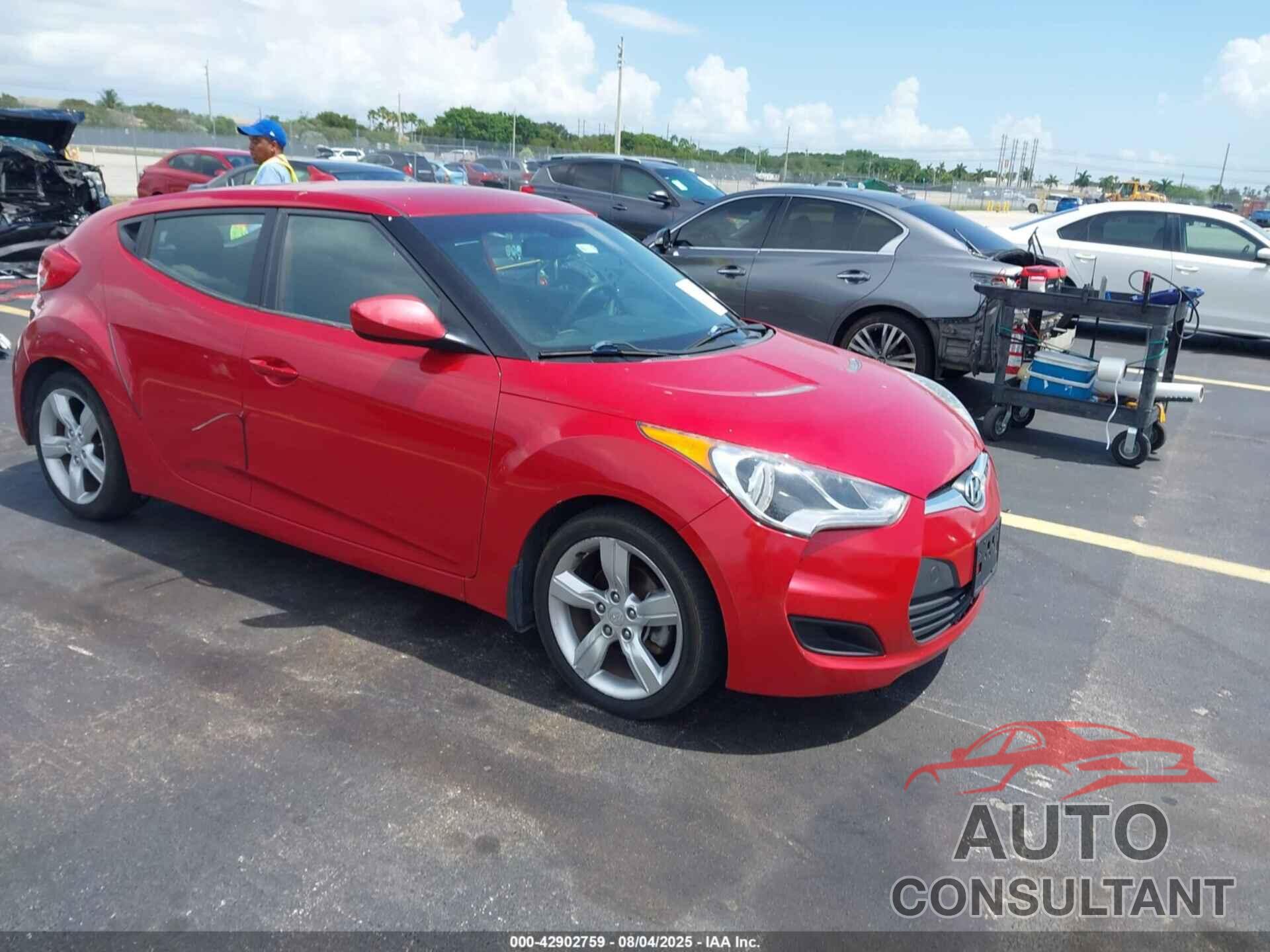 HYUNDAI VELOSTER 2013 - KMHTC6AD4DU146954