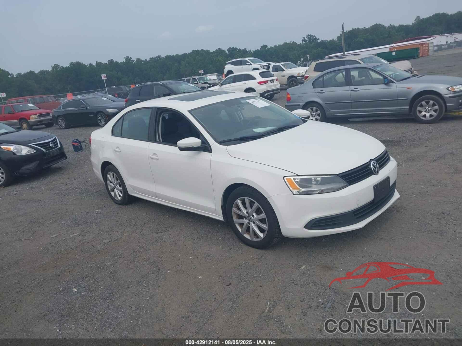 VOLKSWAGEN JETTA 2012 - 3VWDP7AJ8CM469767