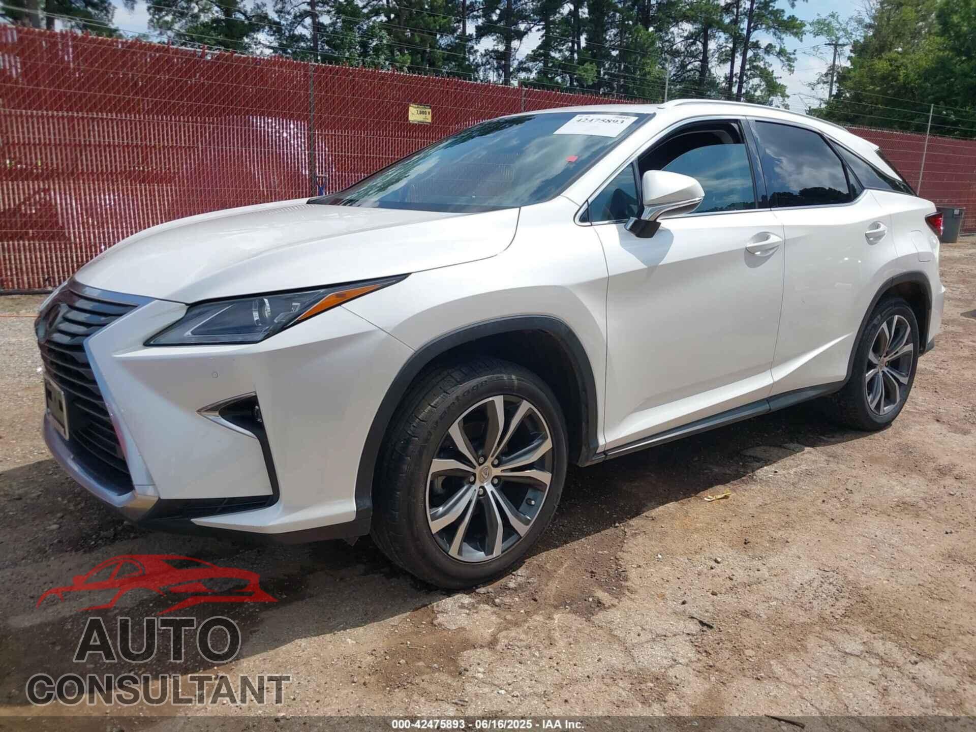 LEXUS RX 350 2017 - 2T2ZZMCA2HC080939