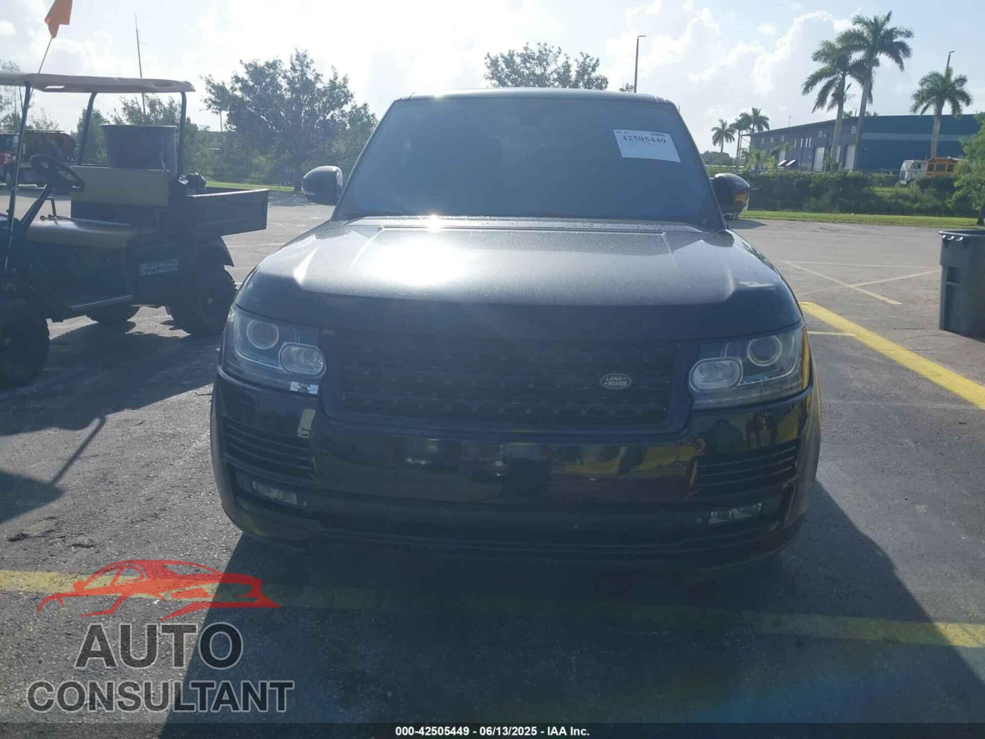 LAND ROVER RANGE ROVER 2015 - SALGS3TF0FA202892