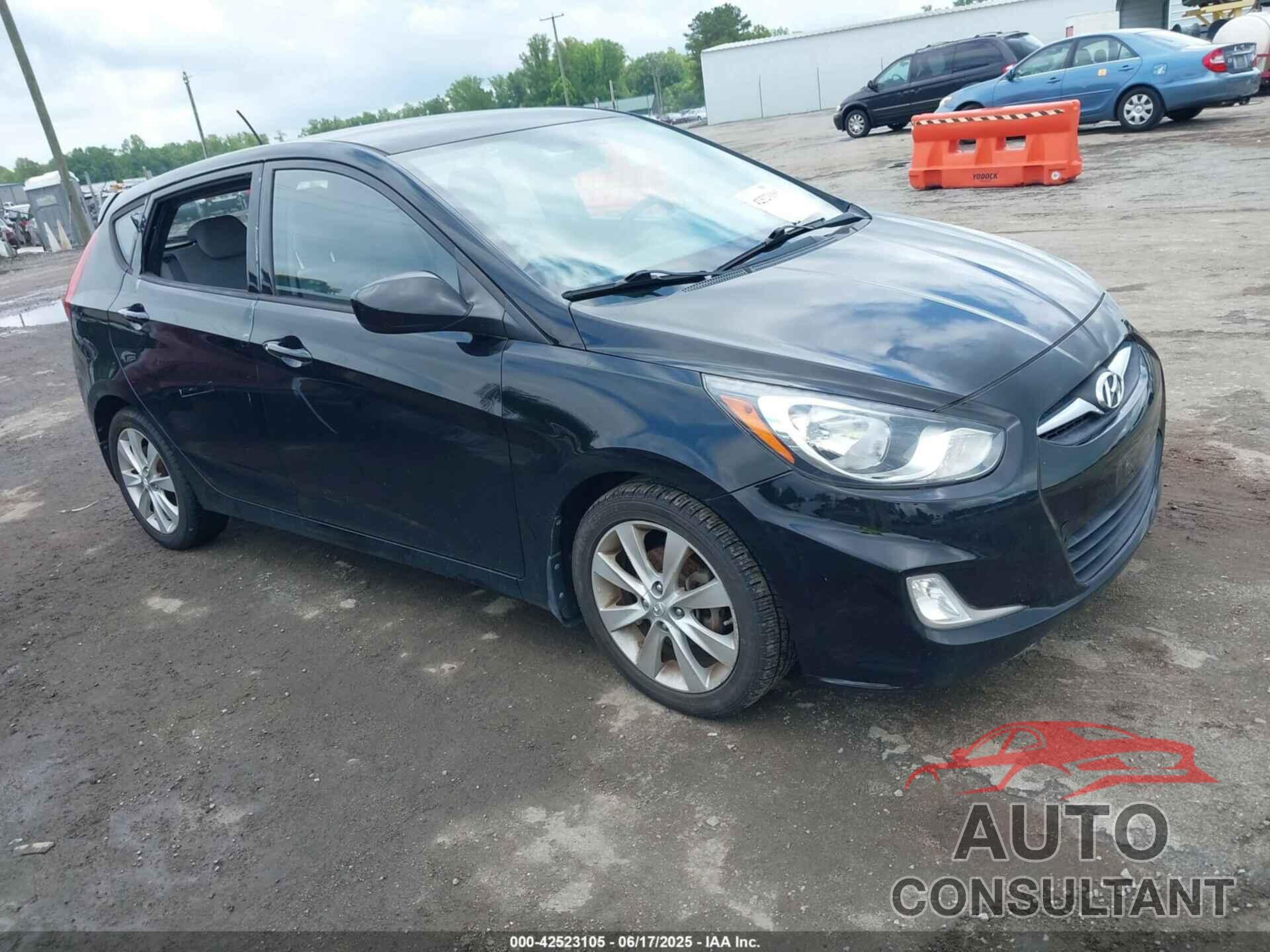 HYUNDAI ACCENT 2012 - KMHCU5AE7CU050136