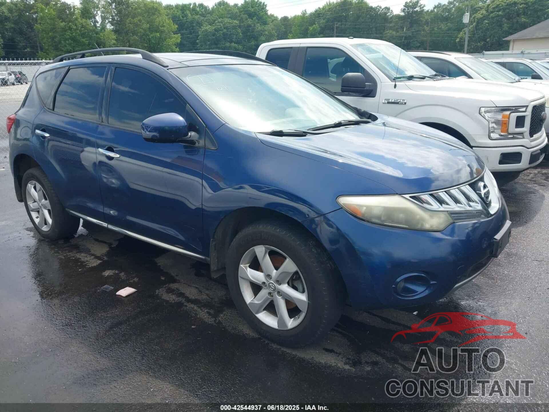 NISSAN MURANO 2010 - JN8AZ1MW1AW109598
