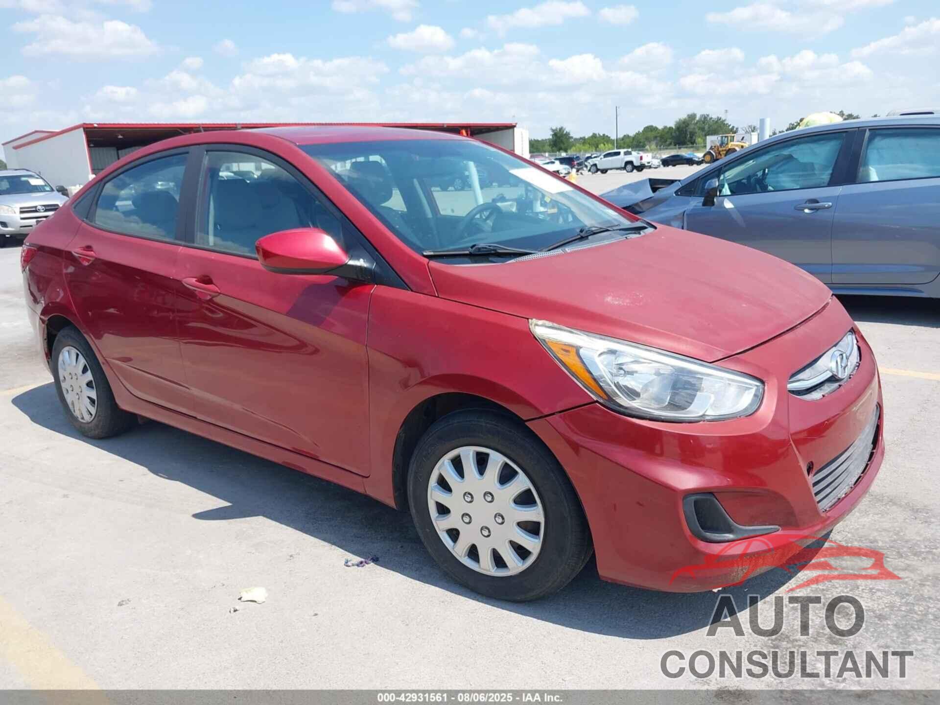 HYUNDAI ACCENT 2017 - KMHCT4AE0HU365705
