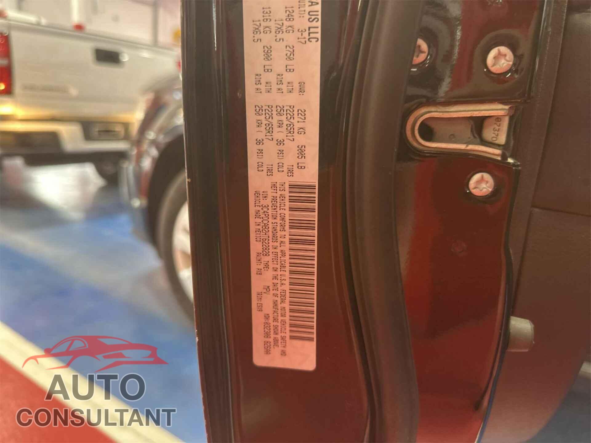 DODGE JOURNEY 2017 - 3C4PDCAB2HT622828