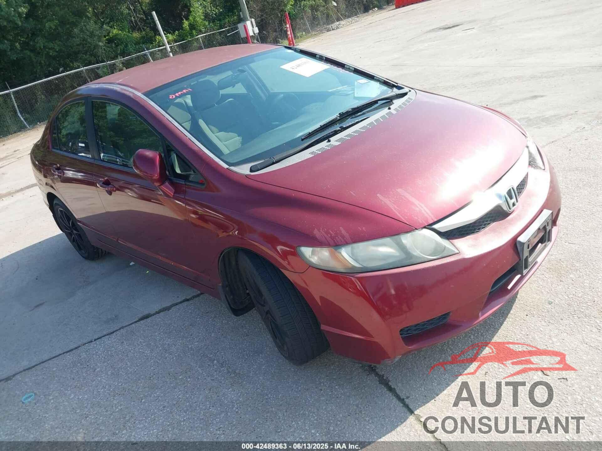 HONDA CIVIC 2009 - 19XFA165X9E049582