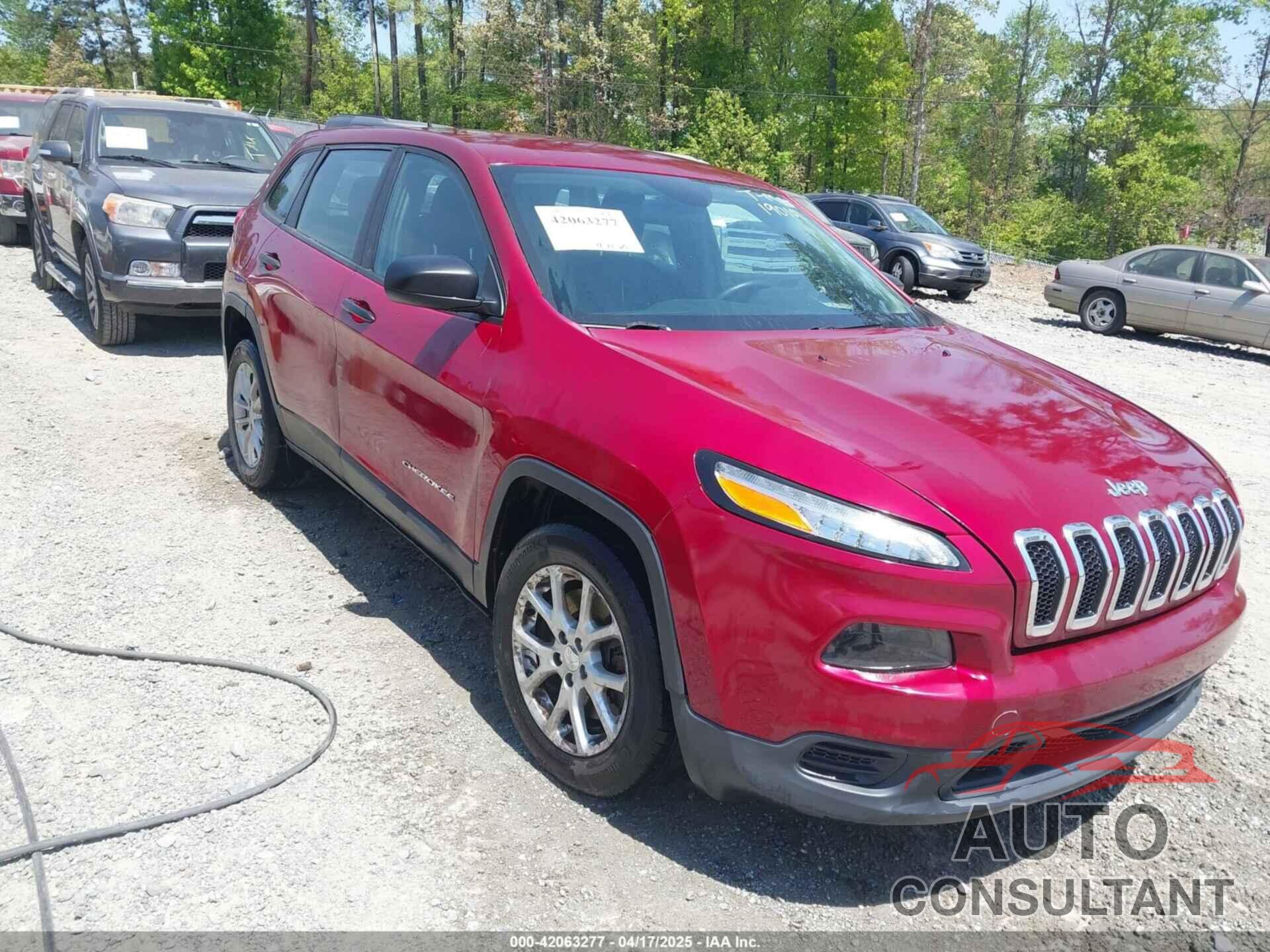 JEEP CHEROKEE 2016 - 1C4PJLAB4GW190101