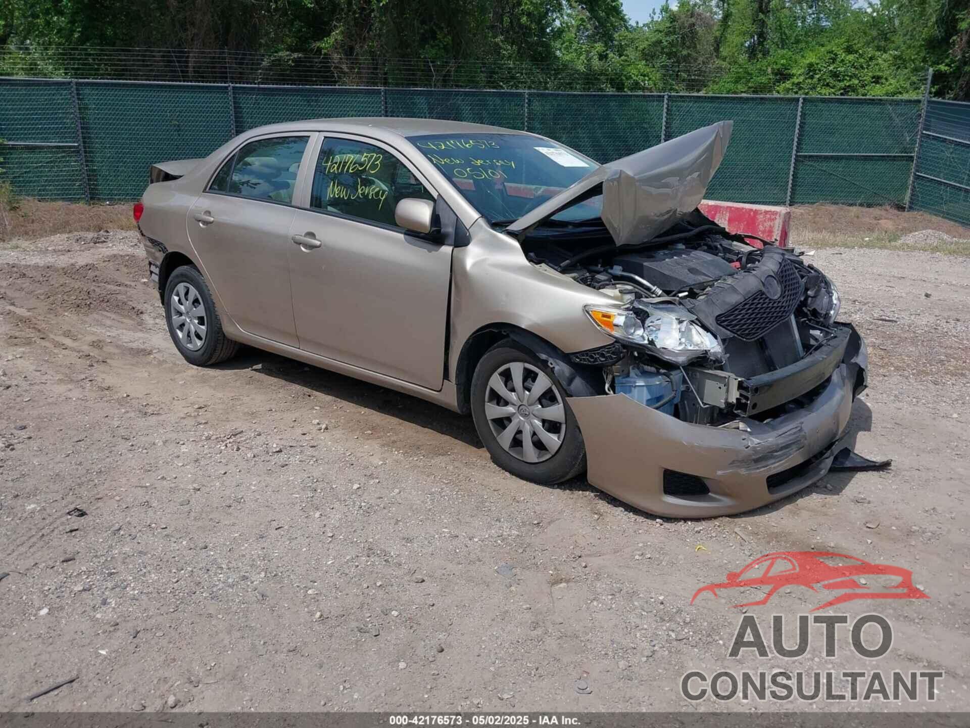 TOYOTA COROLLA 2010 - 2T1BU4EE6AC375214
