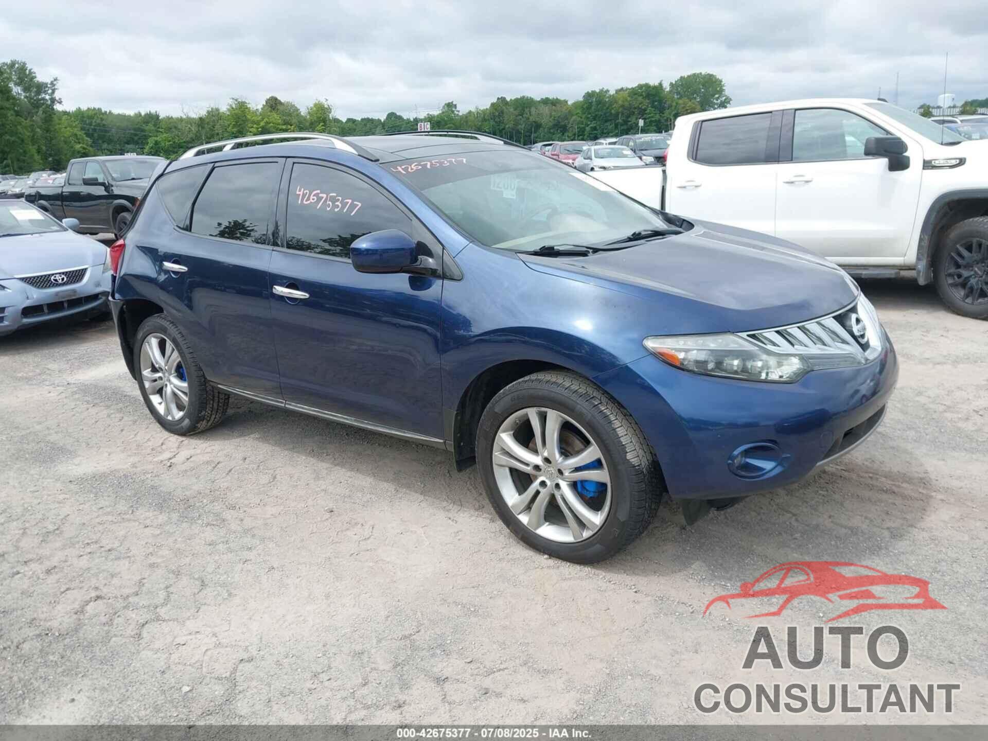 NISSAN MURANO 2009 - JN8AZ18W39W115439