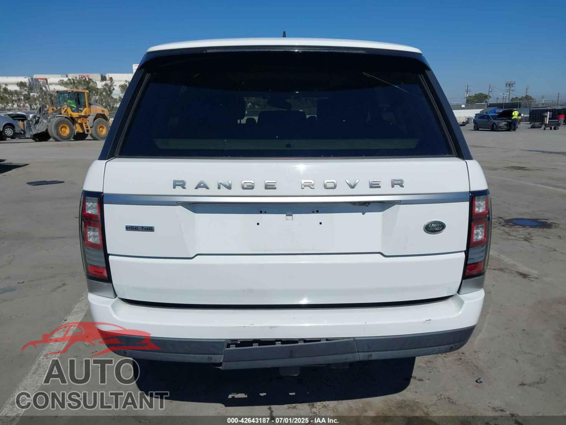LAND ROVER RANGE ROVER 2016 - SALGS2KF8GA296579