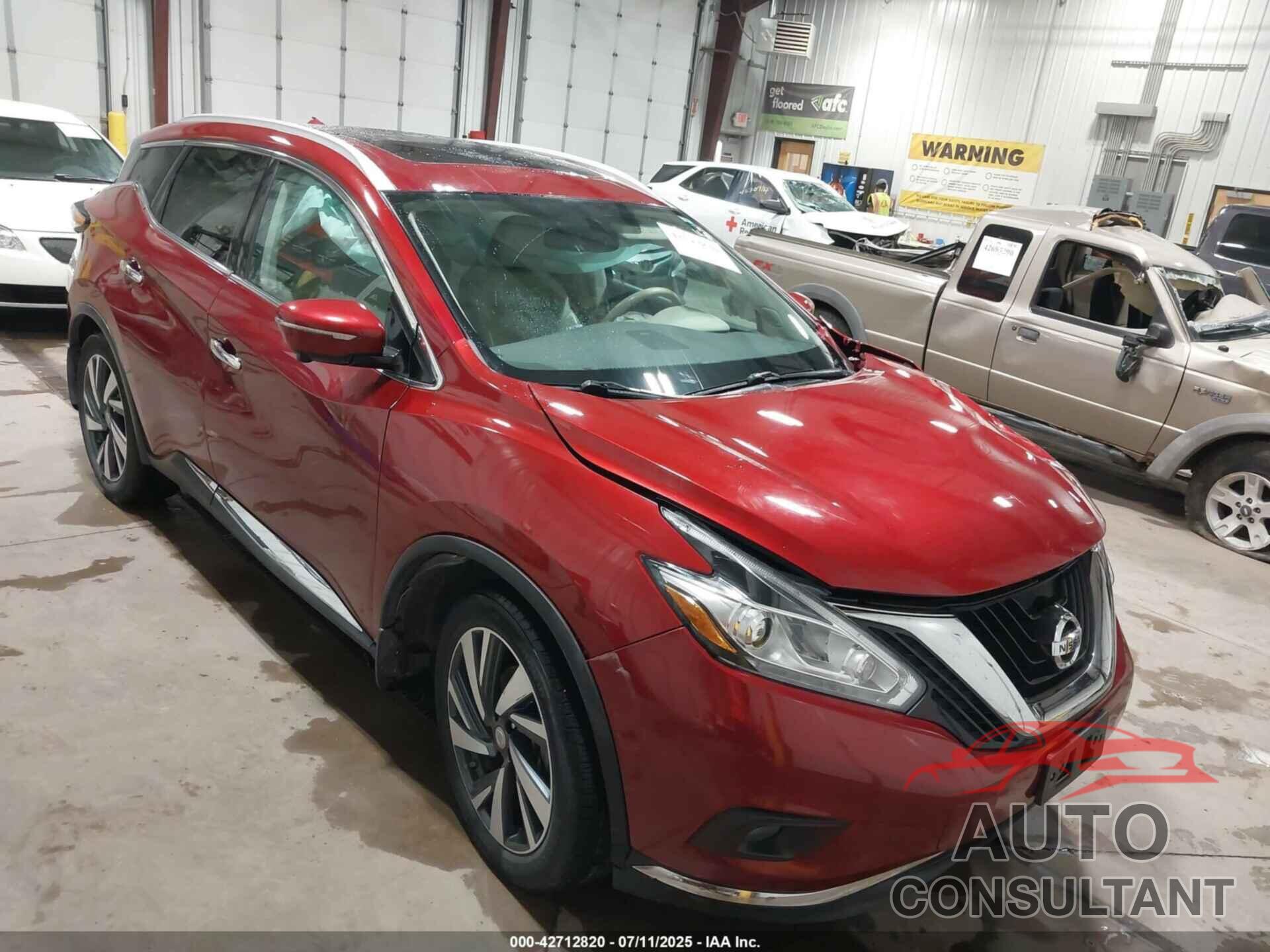 NISSAN MURANO 2015 - 5N1AZ2MH5FN235622