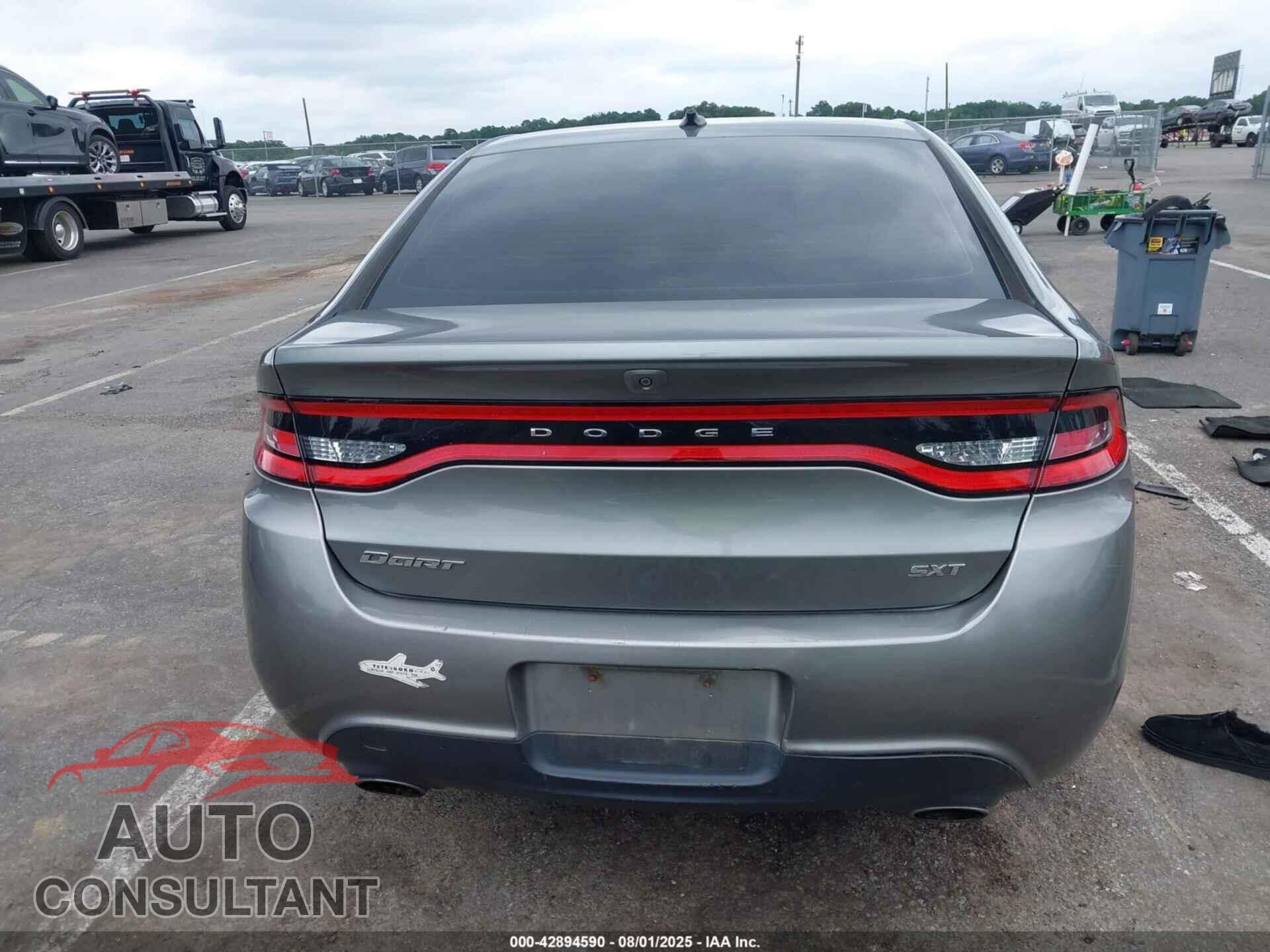 DODGE DART 2013 - 1C3CDFBA9DD312122