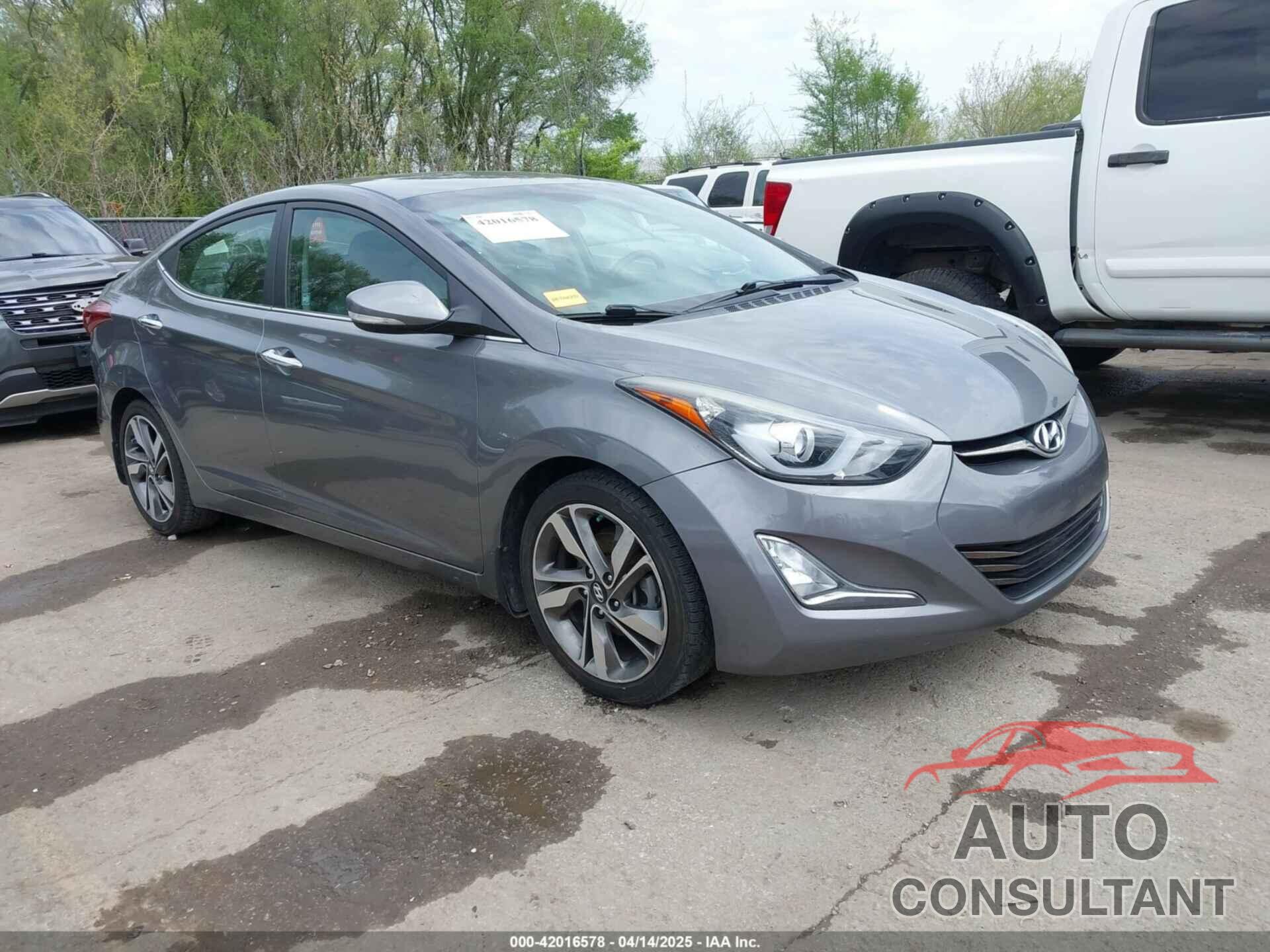 HYUNDAI ELANTRA 2014 - 5NPDH4AE5EH517994