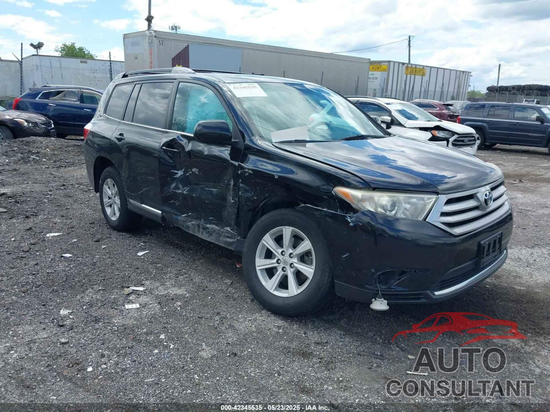 TOYOTA HIGHLANDER 2013 - 5TDBK3EH1DS270828