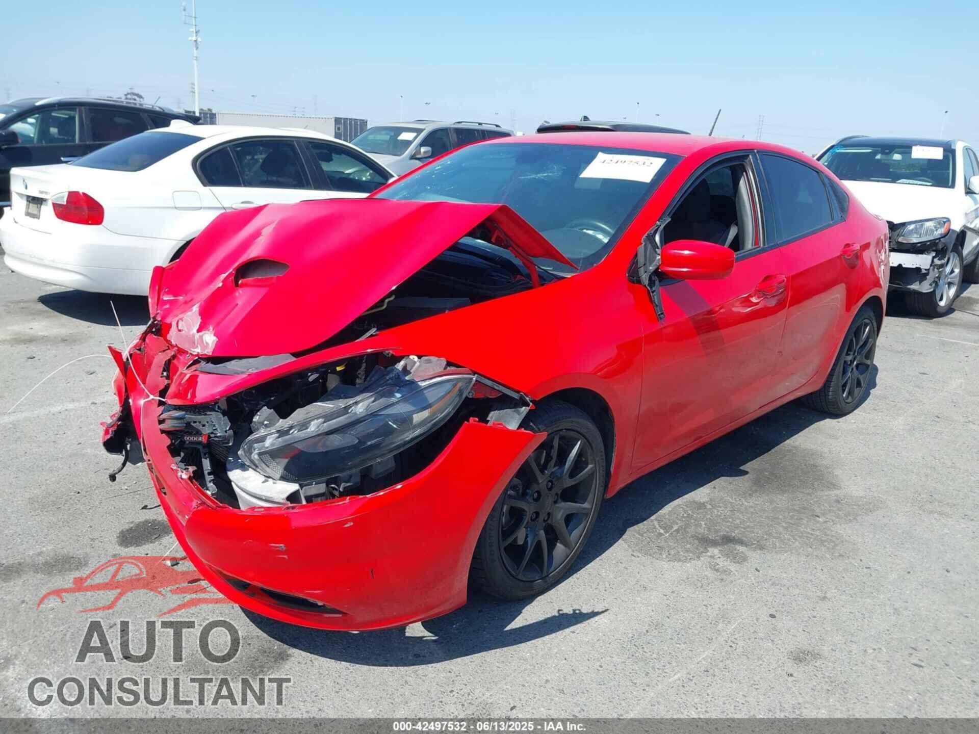 DODGE DART 2016 - 1C3CDFBB5GD644393
