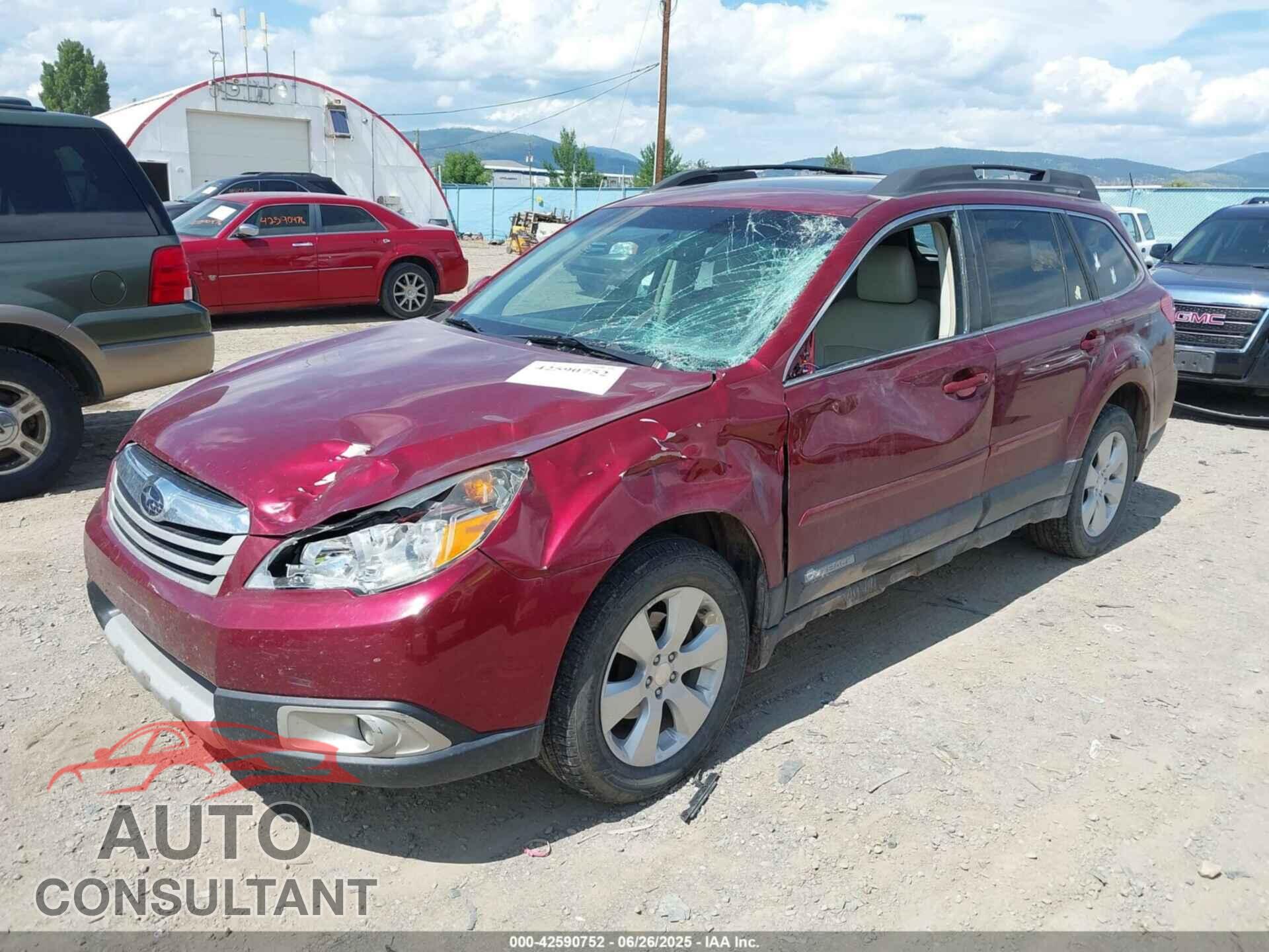 SUBARU OUTBACK 2011 - 4S4BRBLC8B3385434