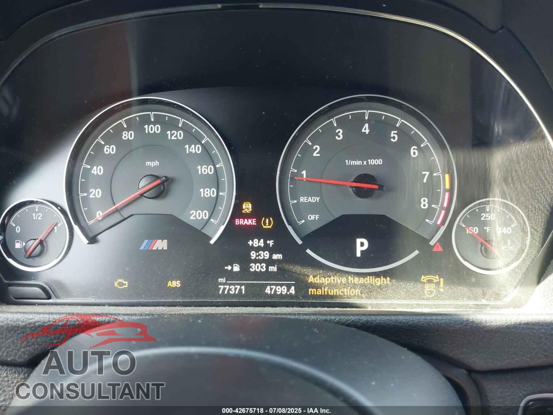 BMW M3 2016 - WBS8M9C54G5E68969