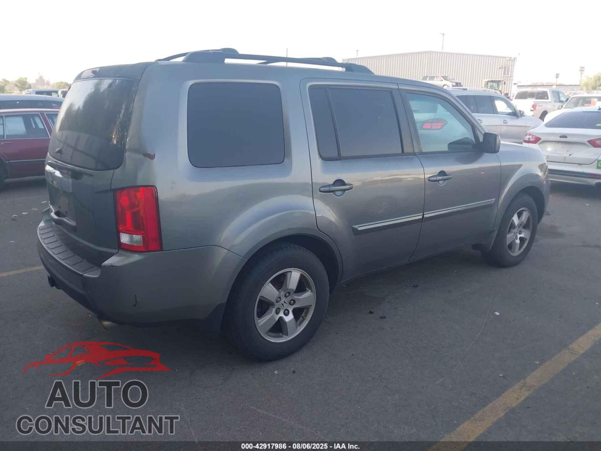 HONDA PILOT 2009 - 5FNYF48639B038614
