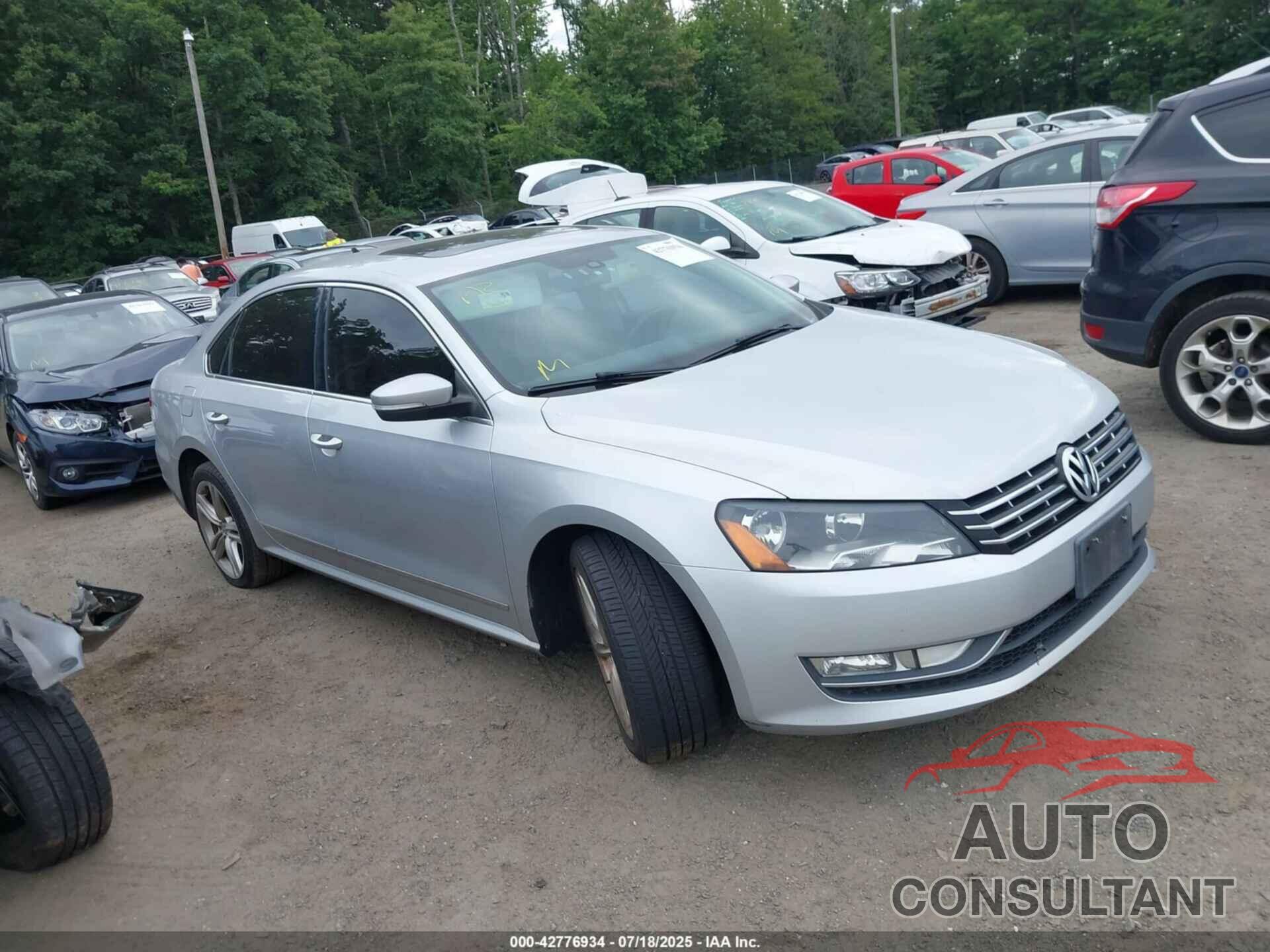VOLKSWAGEN PASSAT 2014 - 1VWCN7A33EC063886