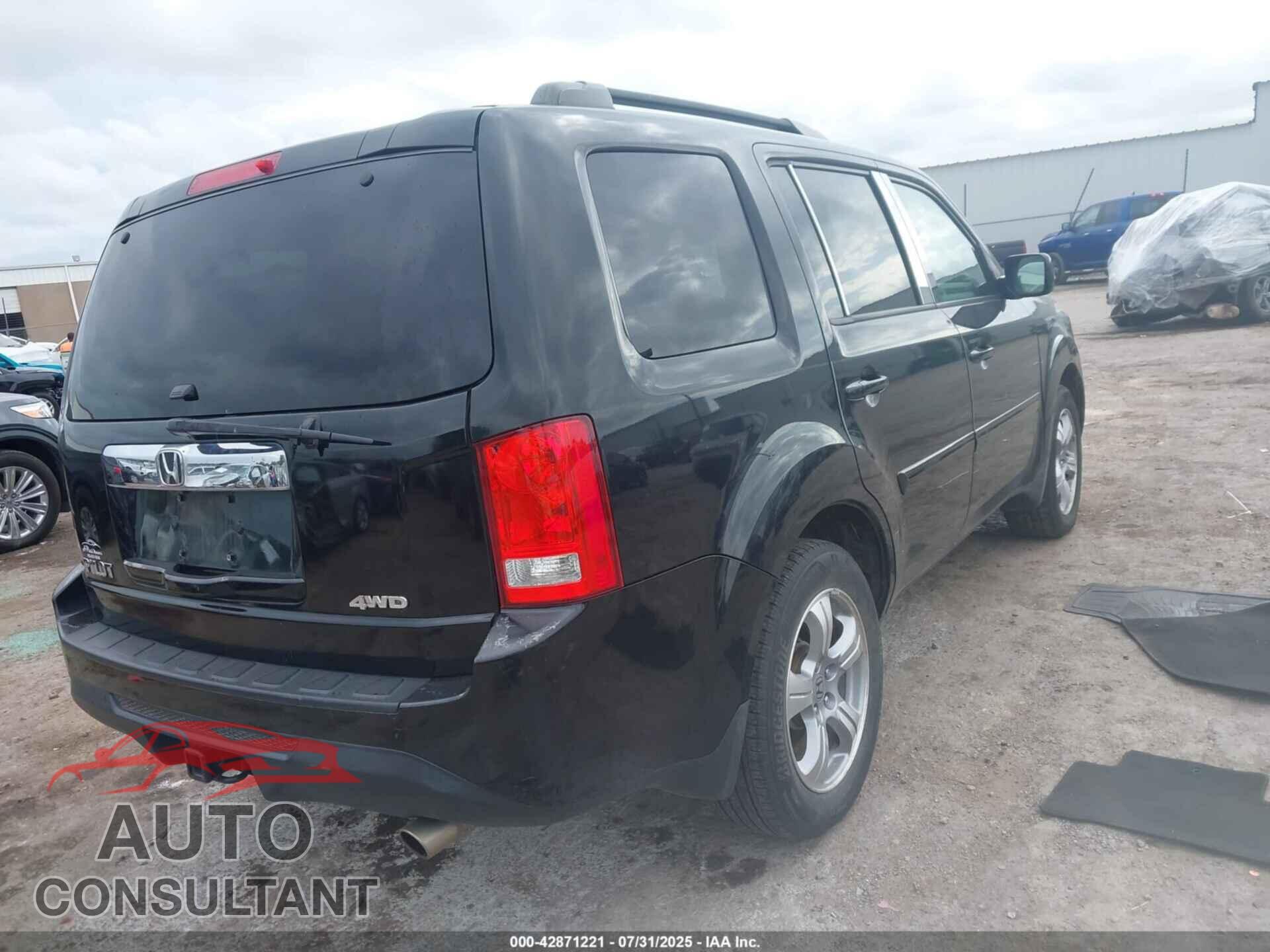 HONDA PILOT 2012 - 5FNYF4H56CB043742