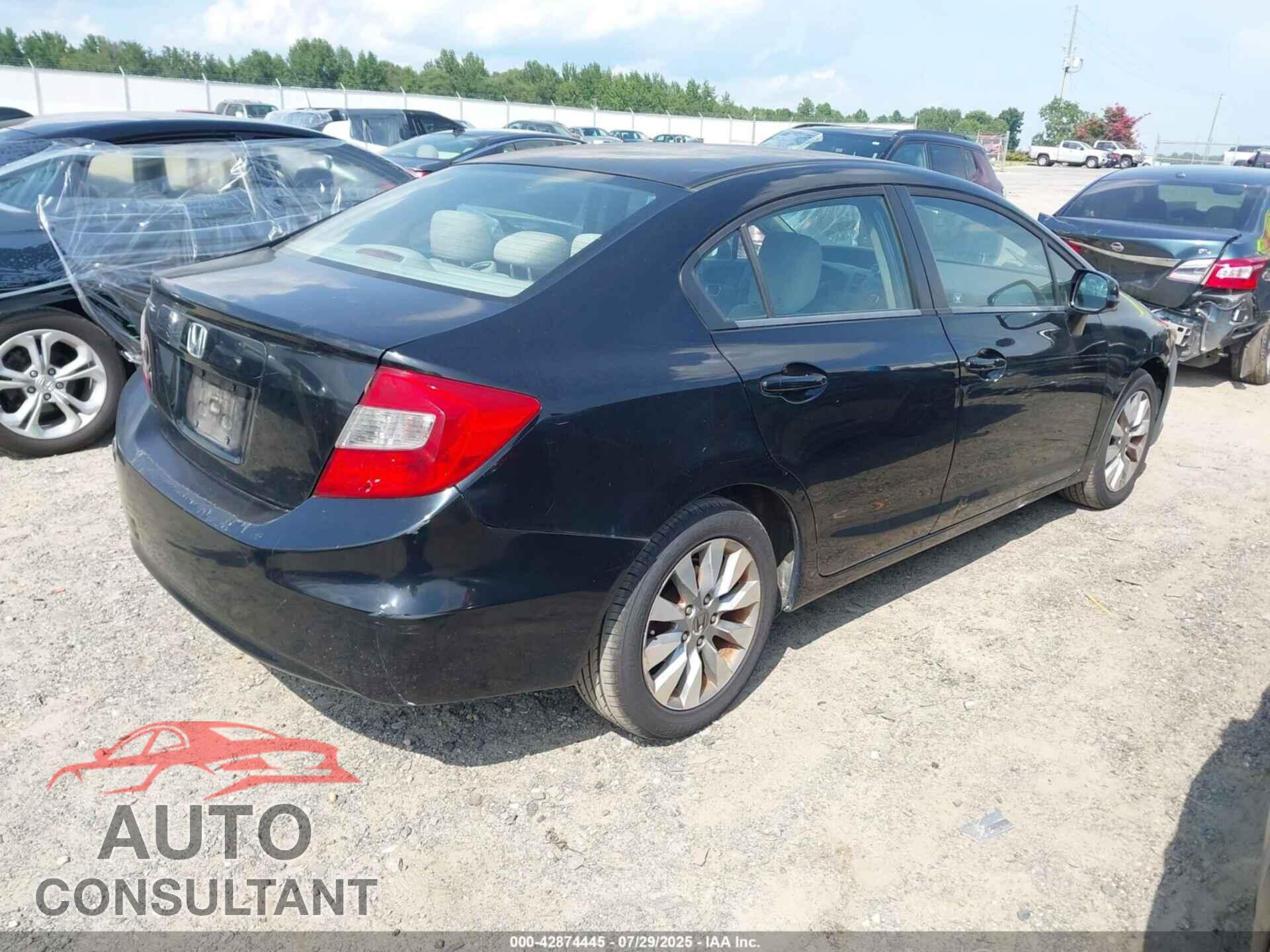 HONDA CIVIC 2012 - 2HGFB2F87CH334329
