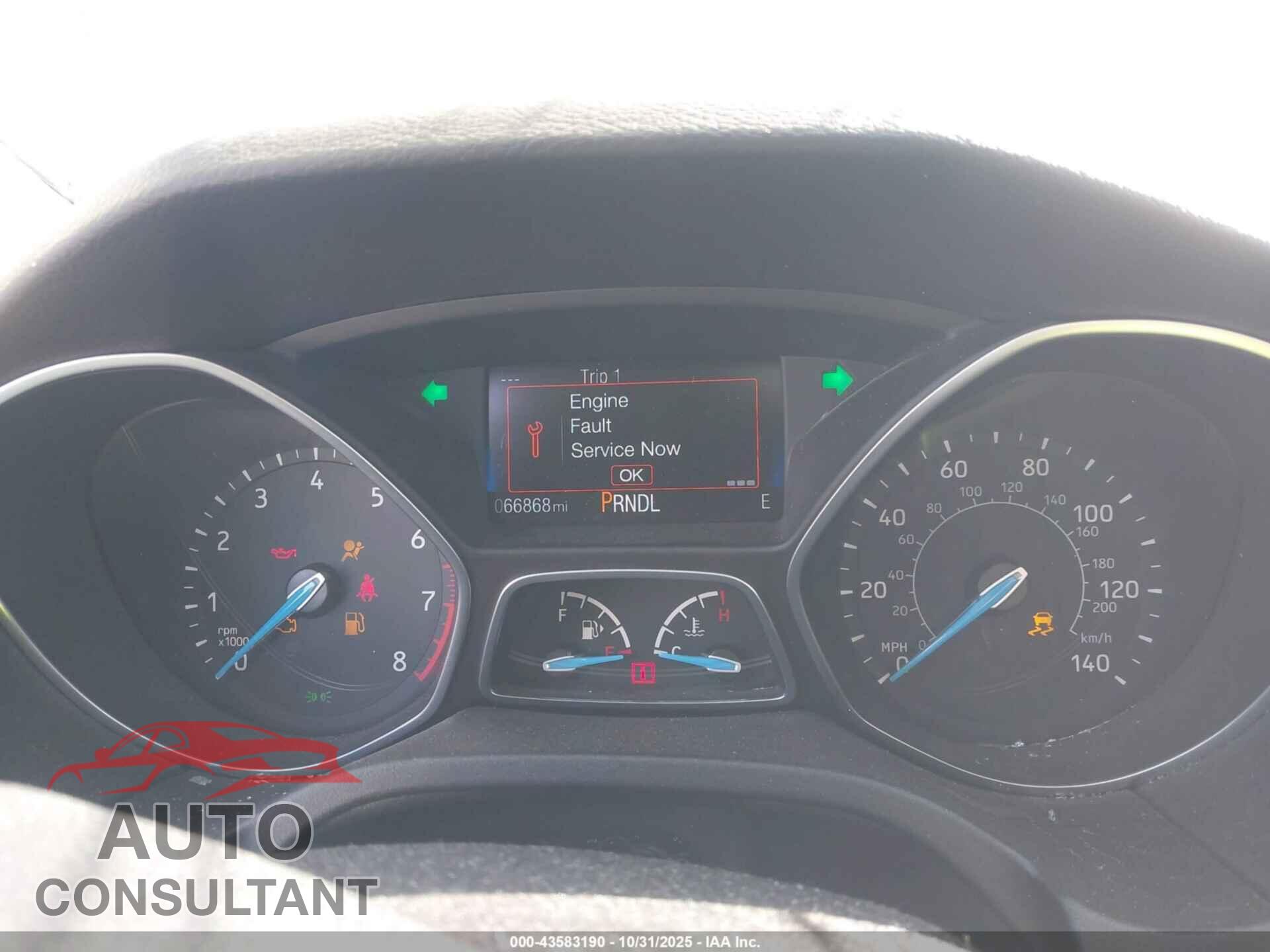 FORD FOCUS 2016 - 1FADP3F22GL365575