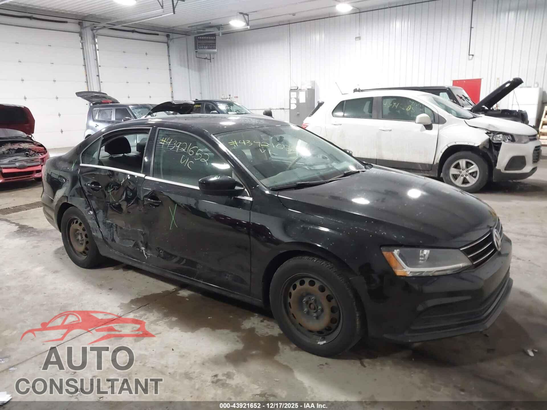 VOLKSWAGEN JETTA 2017 - 3VW2B7AJ3HM411207