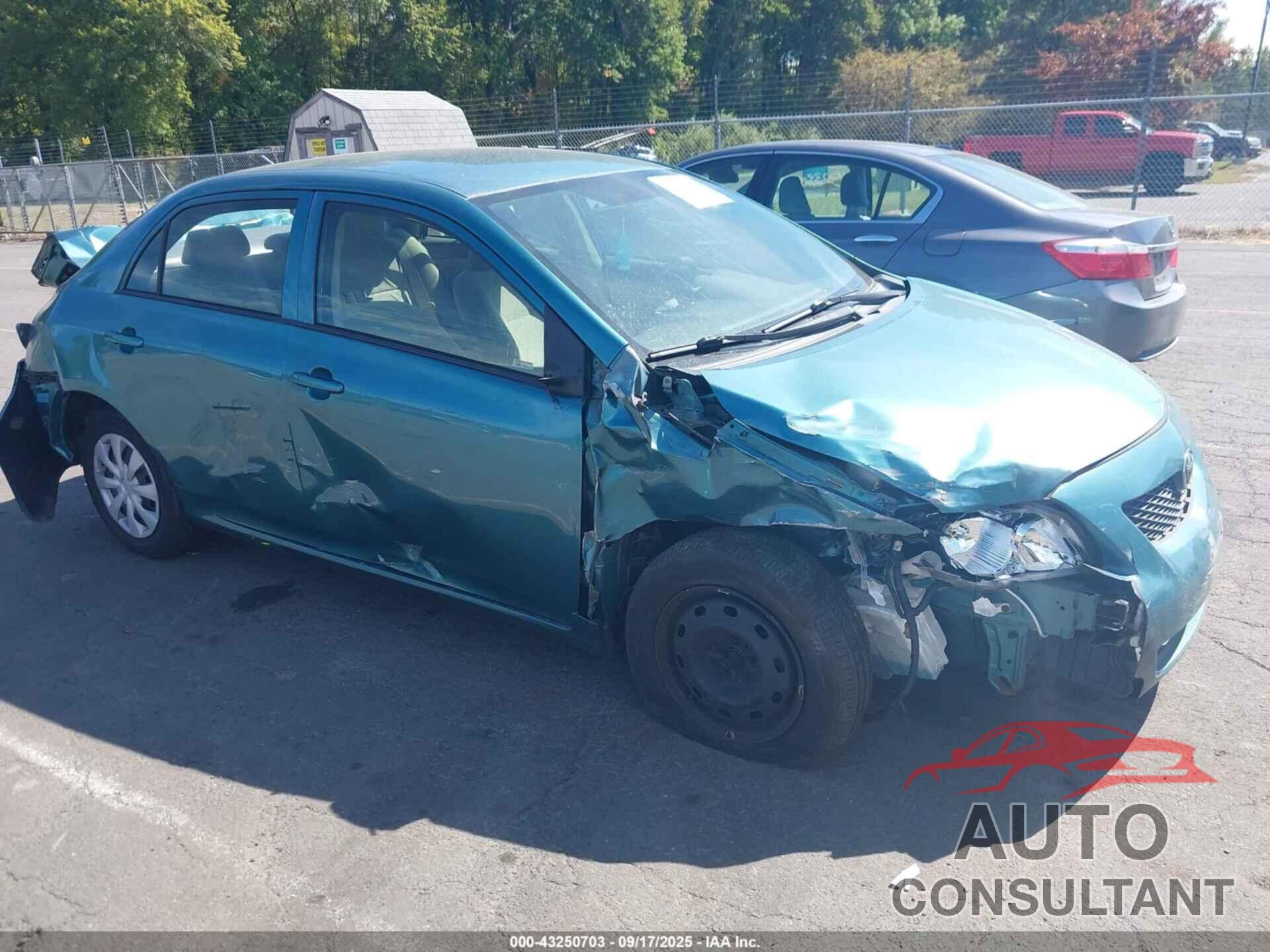 TOYOTA COROLLA 2009 - JTDBL40E299078243