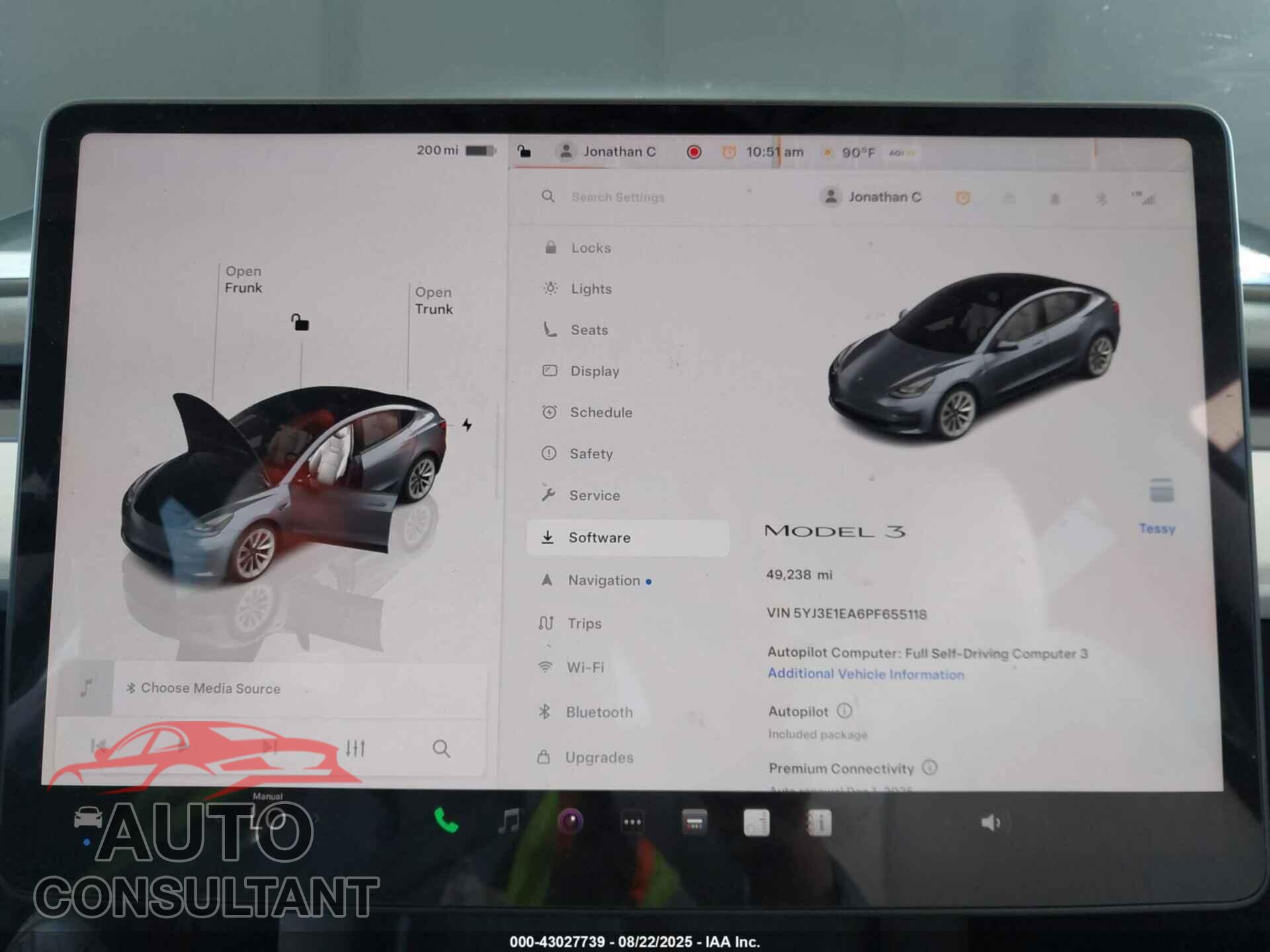 TESLA MODEL 3 2023 - 5YJ3E1EA6PF655118