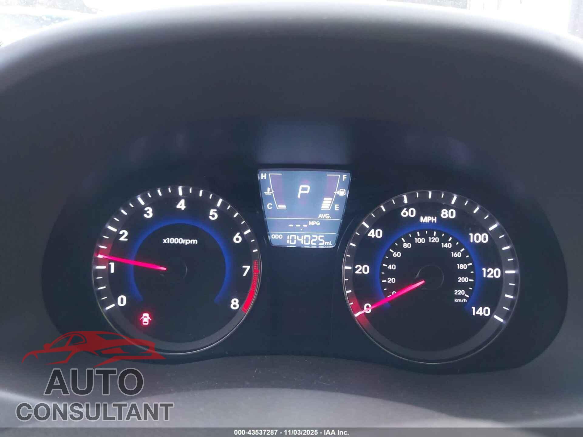 HYUNDAI ACCENT 2013 - KMHCU4AE4DU488642