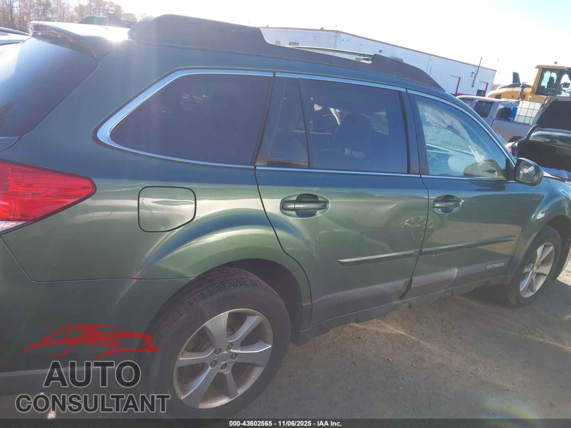 SUBARU OUTBACK 2014 - 4S4BRBLC5E3317502