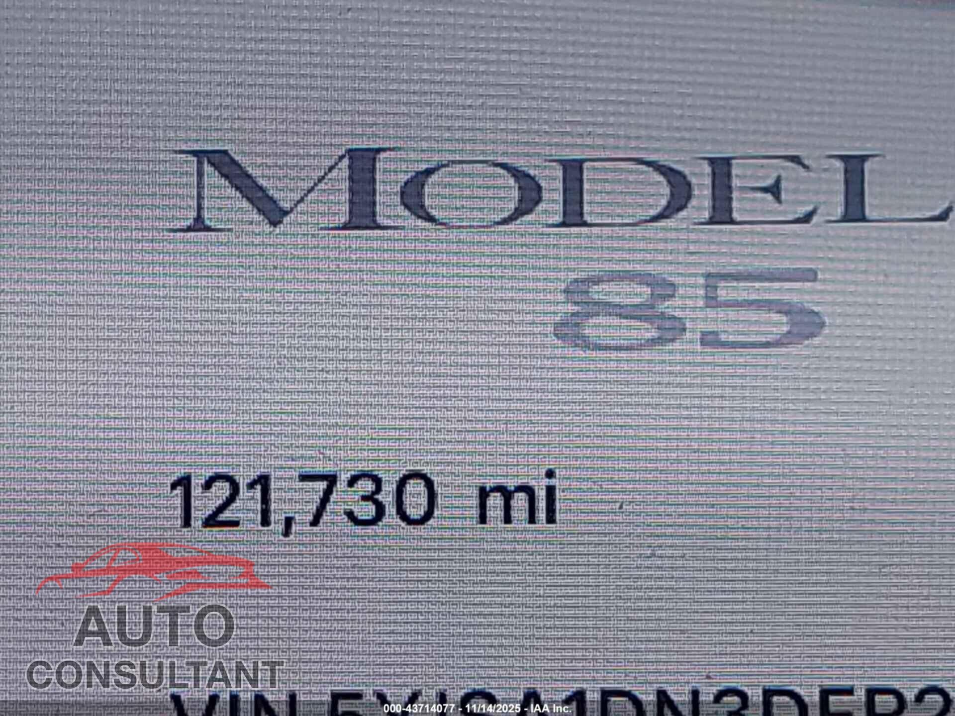 TESLA MODEL S 2013 - 5YJSA1DN3DFP25861