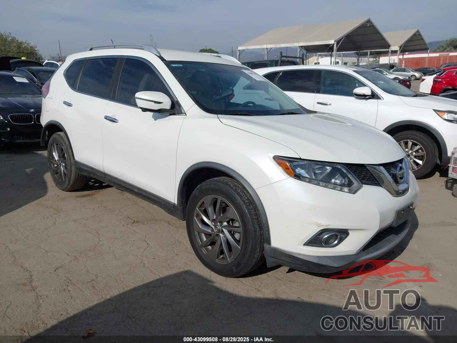NISSAN ROGUE 2016 - KNMAT2MT6GP737295