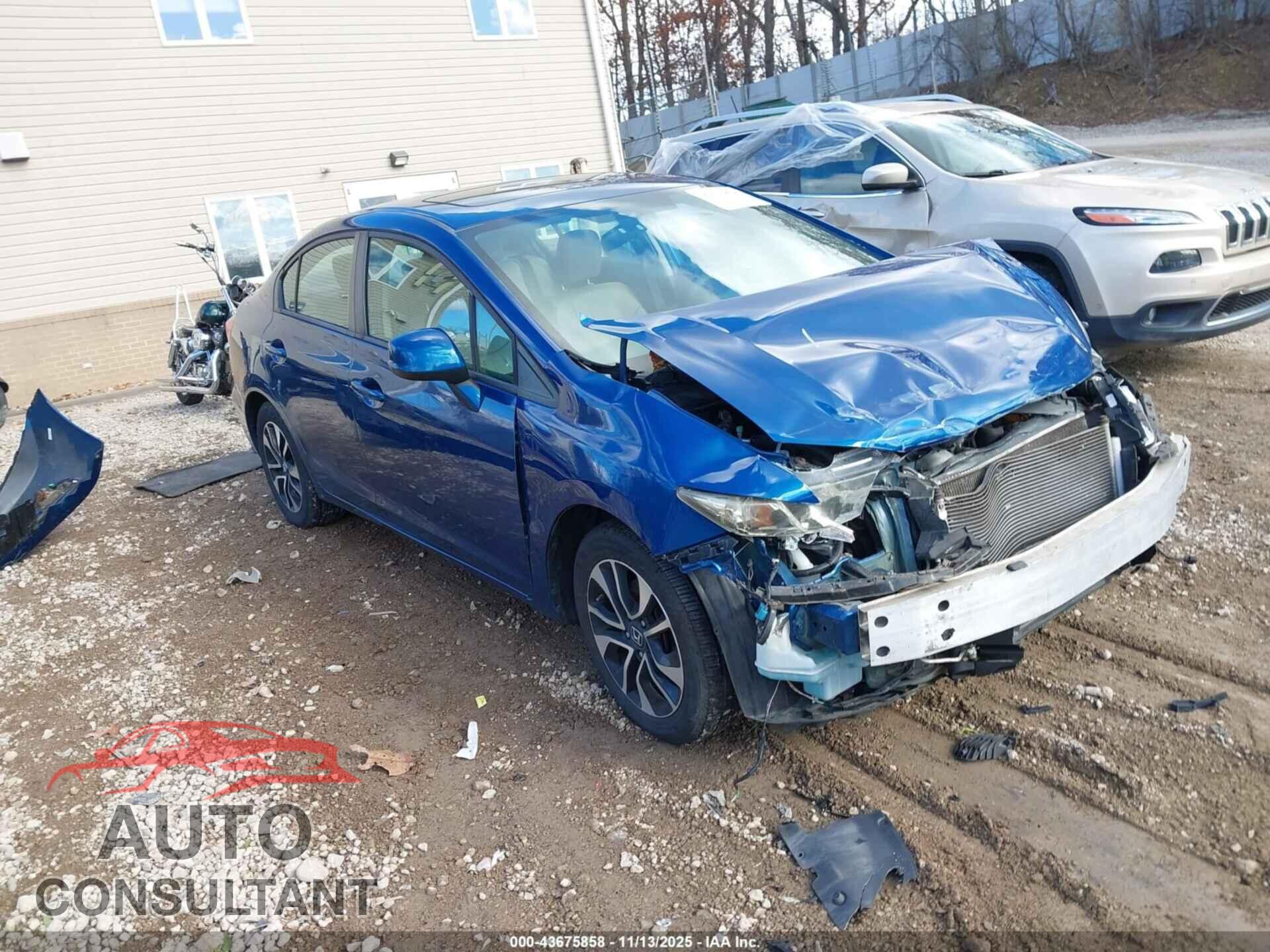 HONDA CIVIC 2013 - 19XFB2F92DE264842