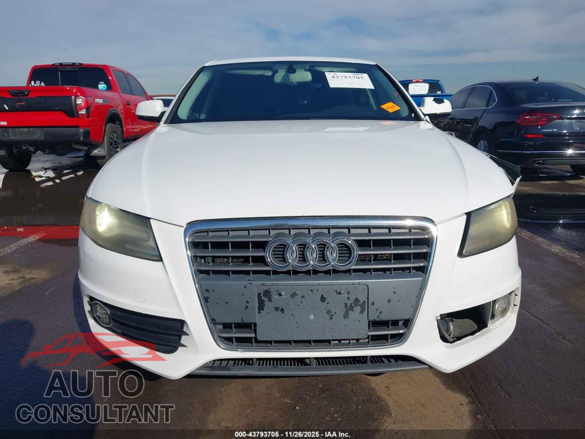 AUDI A4 2012 - WAUEFAFL1CA119862