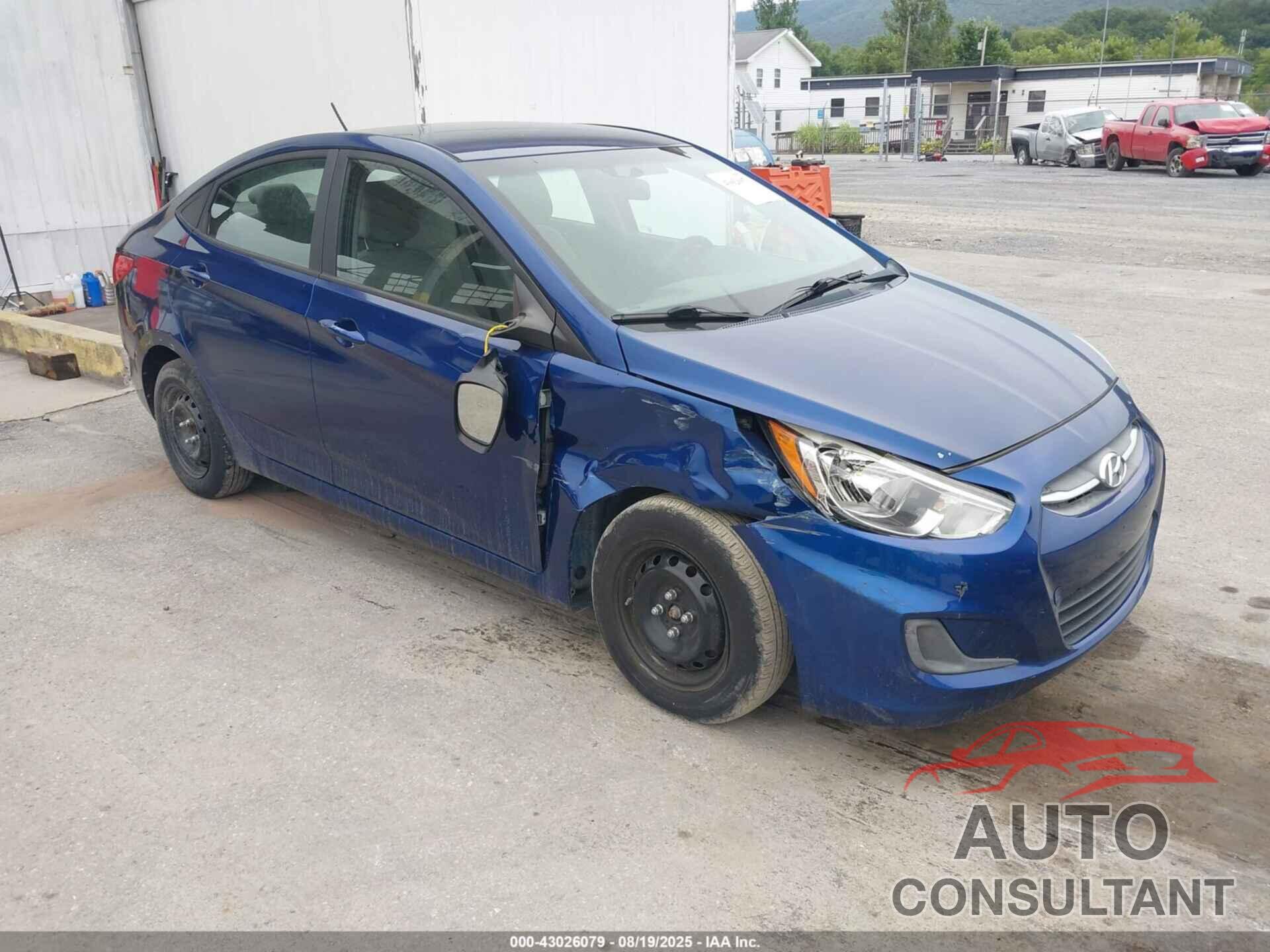 HYUNDAI ACCENT 2017 - KMHCT4AEXHU186572