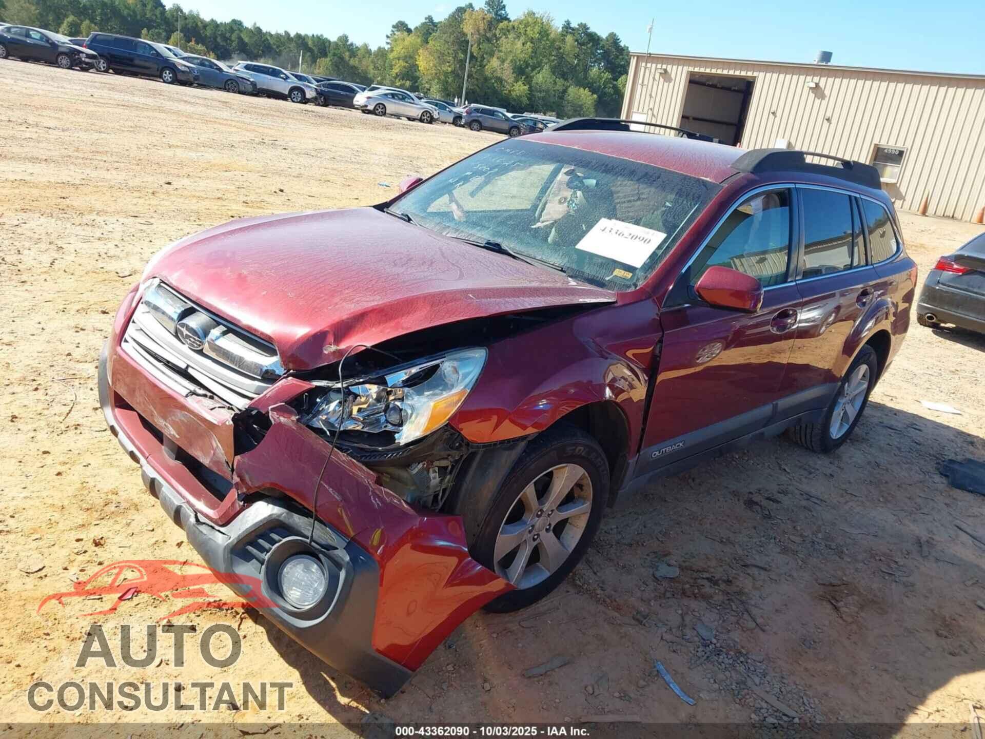 SUBARU OUTBACK 2013 - 4S4BRCBC1D3265002