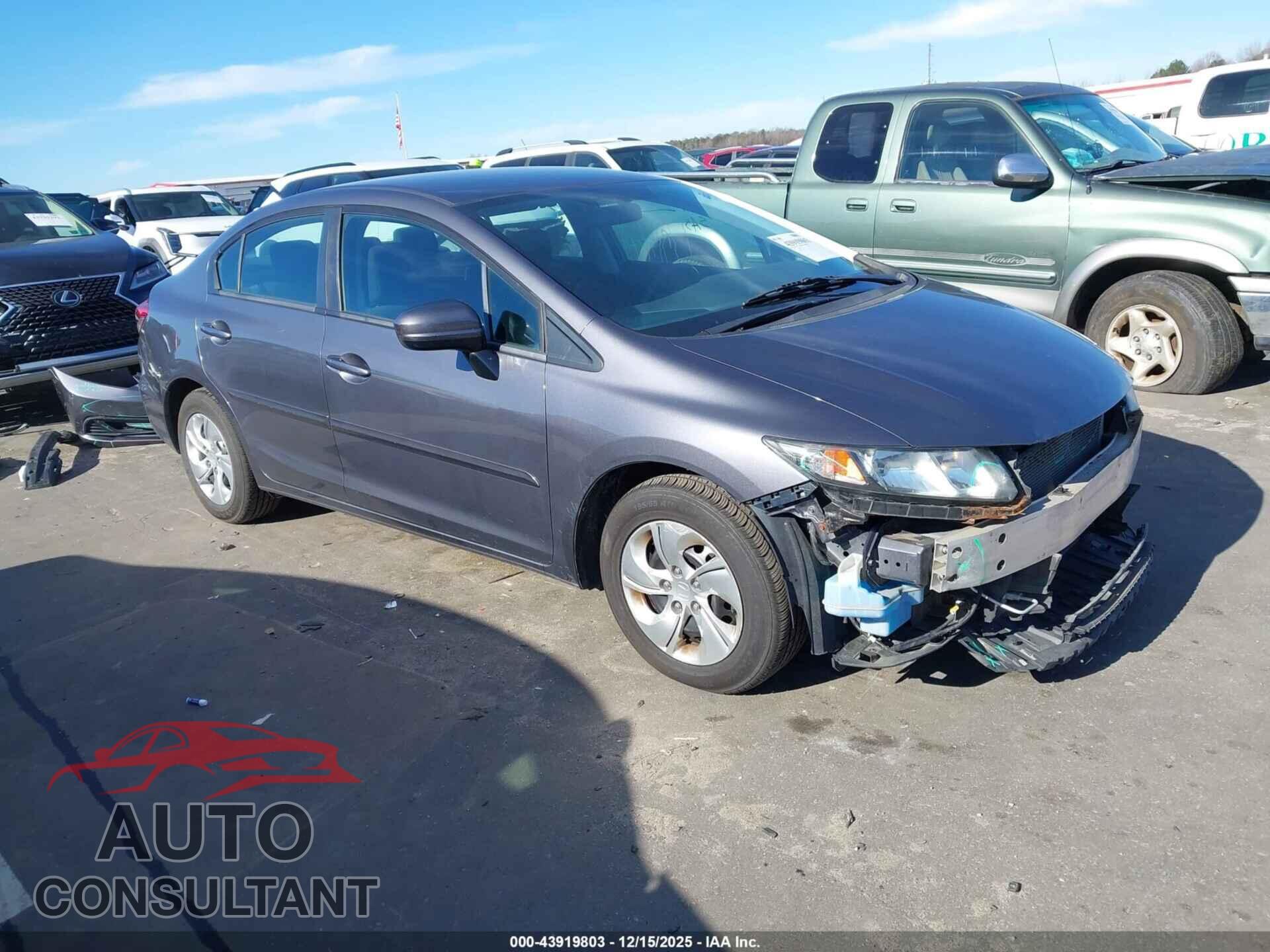 HONDA CIVIC 2015 - 2HGFB2F59FH541069