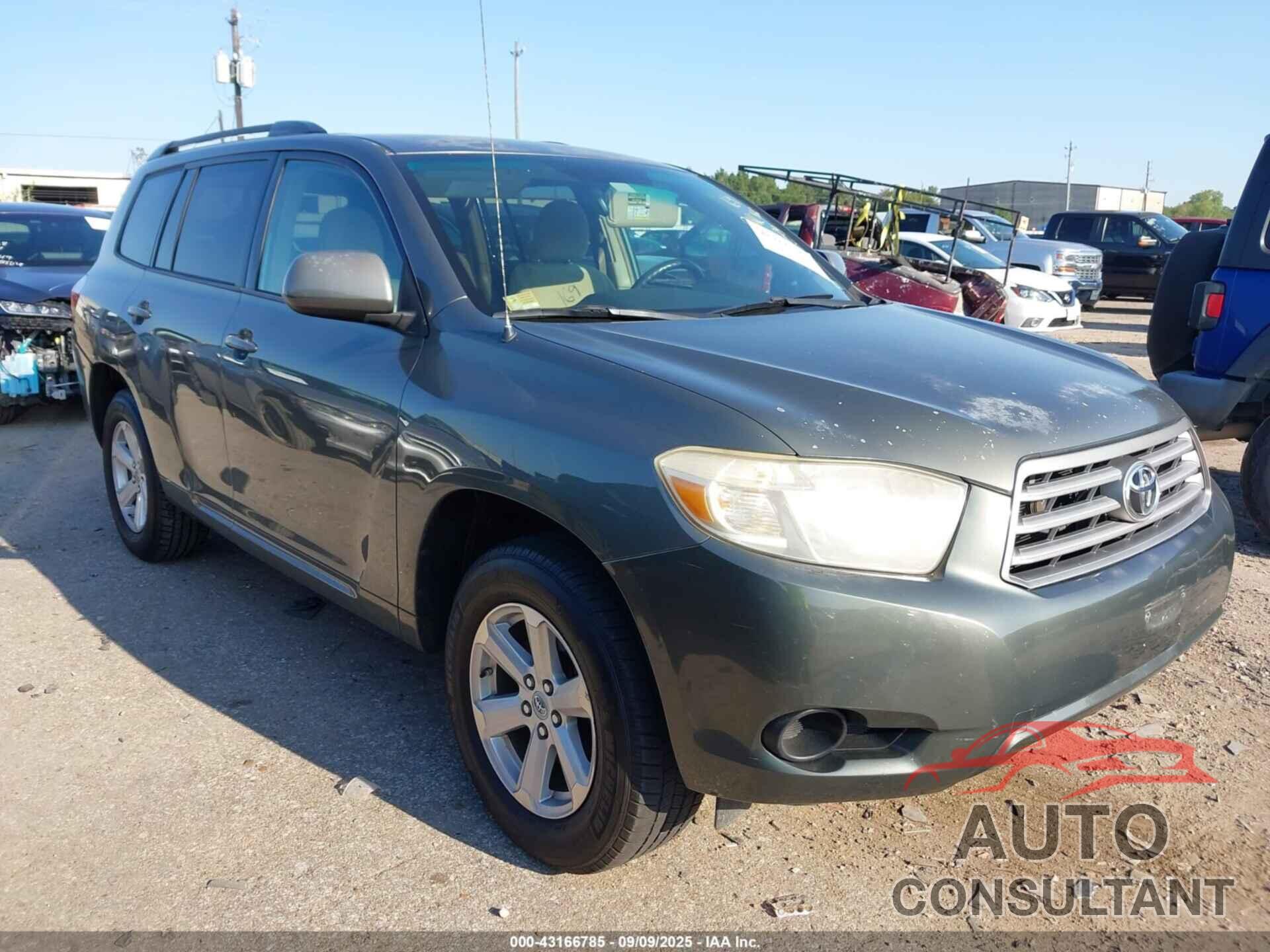 TOYOTA HIGHLANDER 2010 - 5TDZK3EH7AS022321