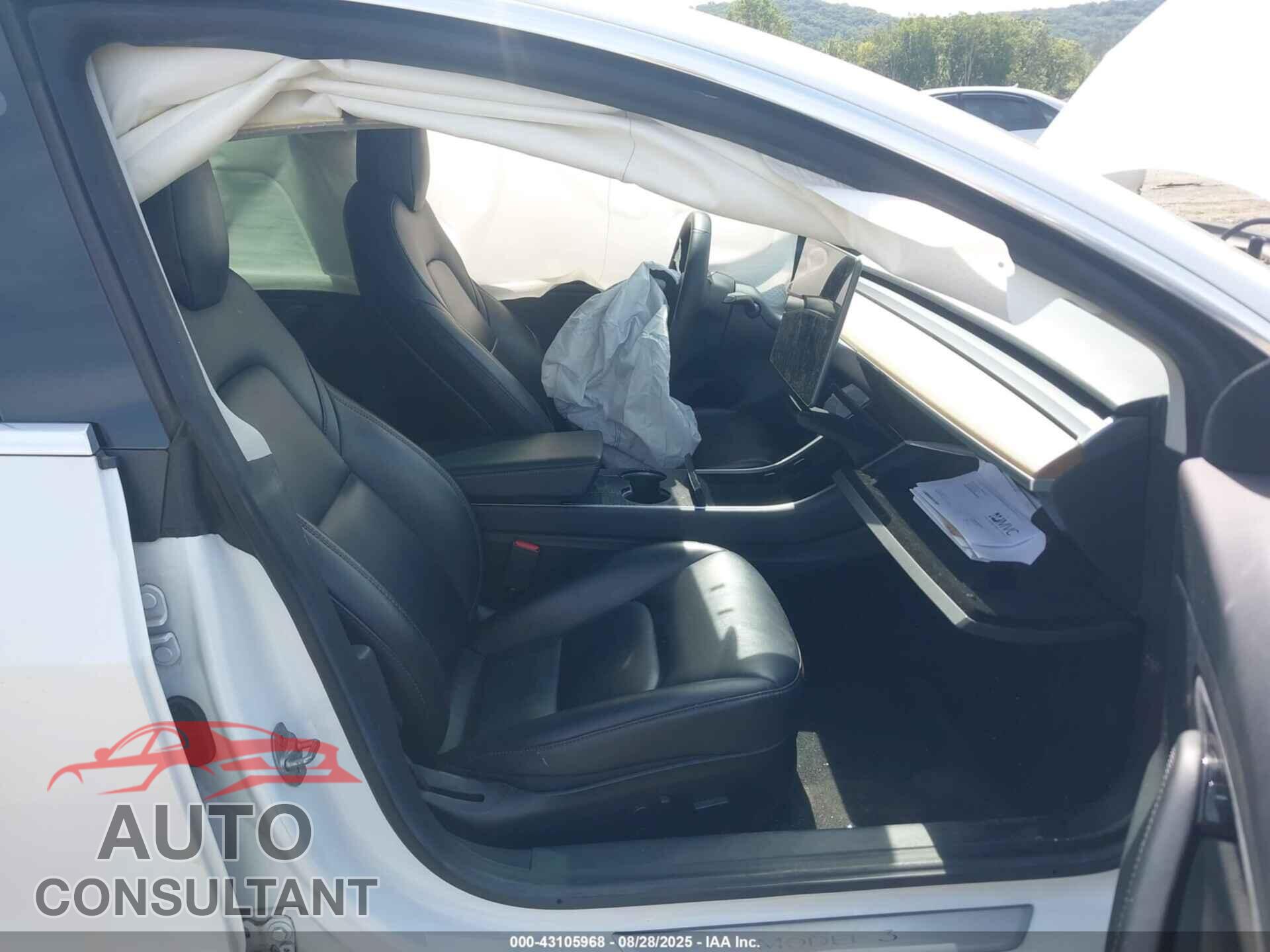 TESLA MODEL 3 2019 - 5YJ3E1EA2KF483369
